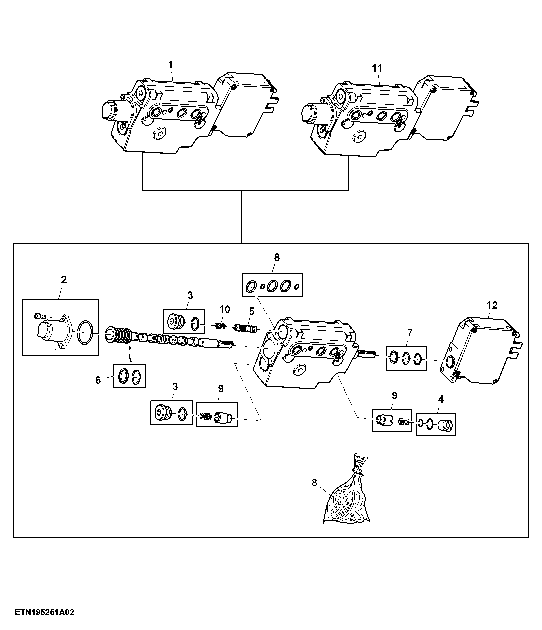 Electrical SCV, 2 Functions (937675 - 977138)