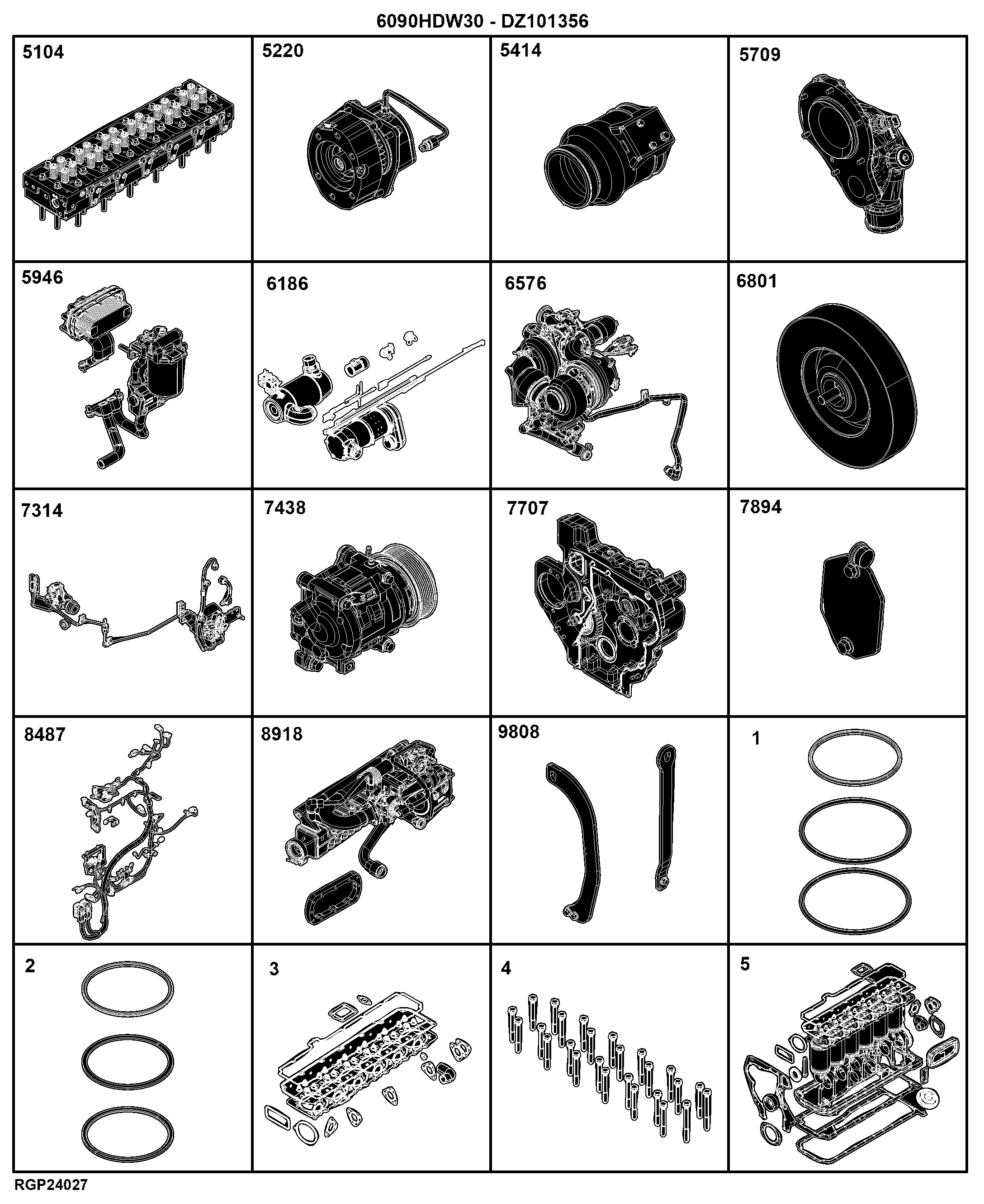 04B Engine 6090HDW30-DZ101356