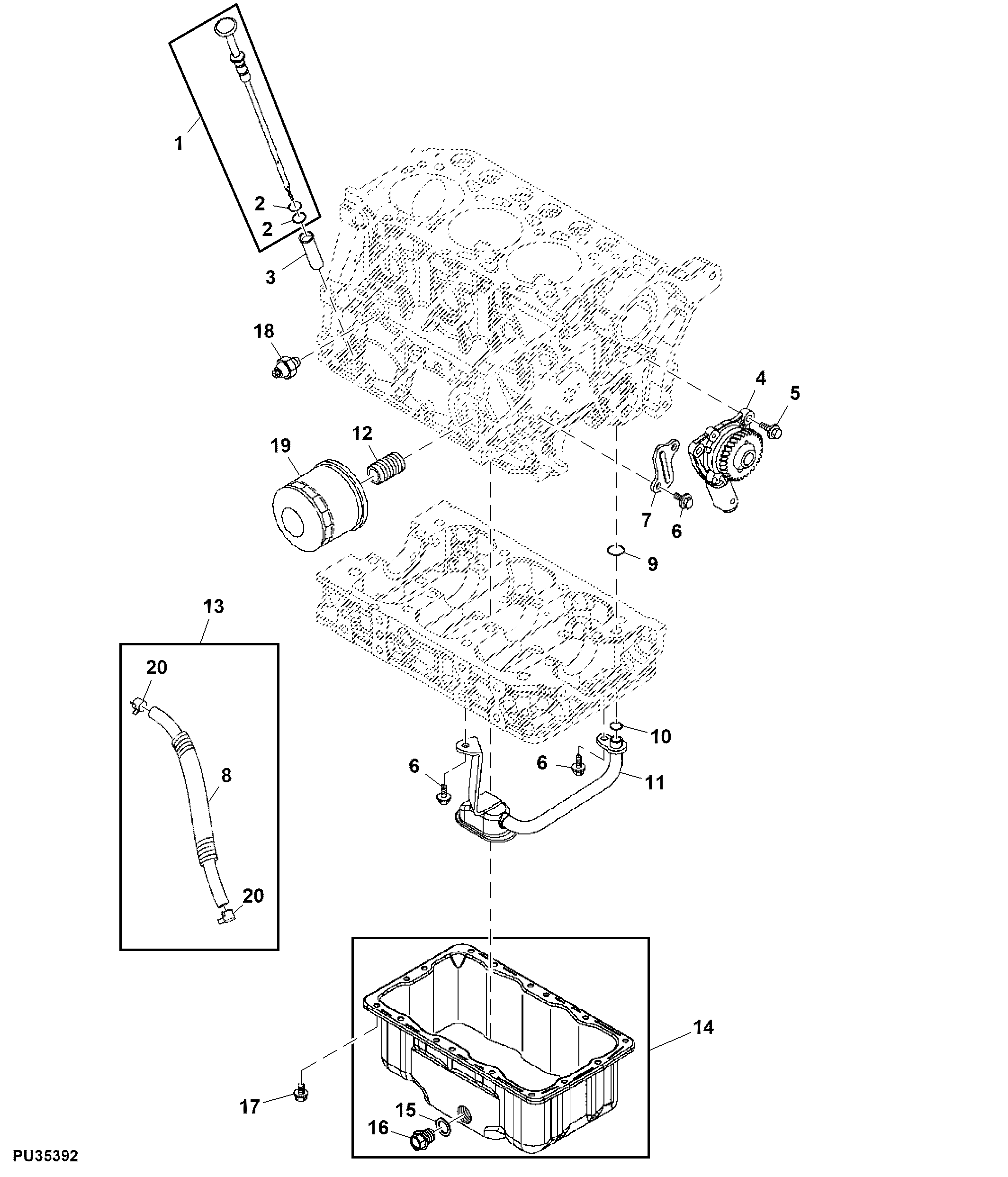 Engine Oil Filter, Oil Pump and Lubrication System