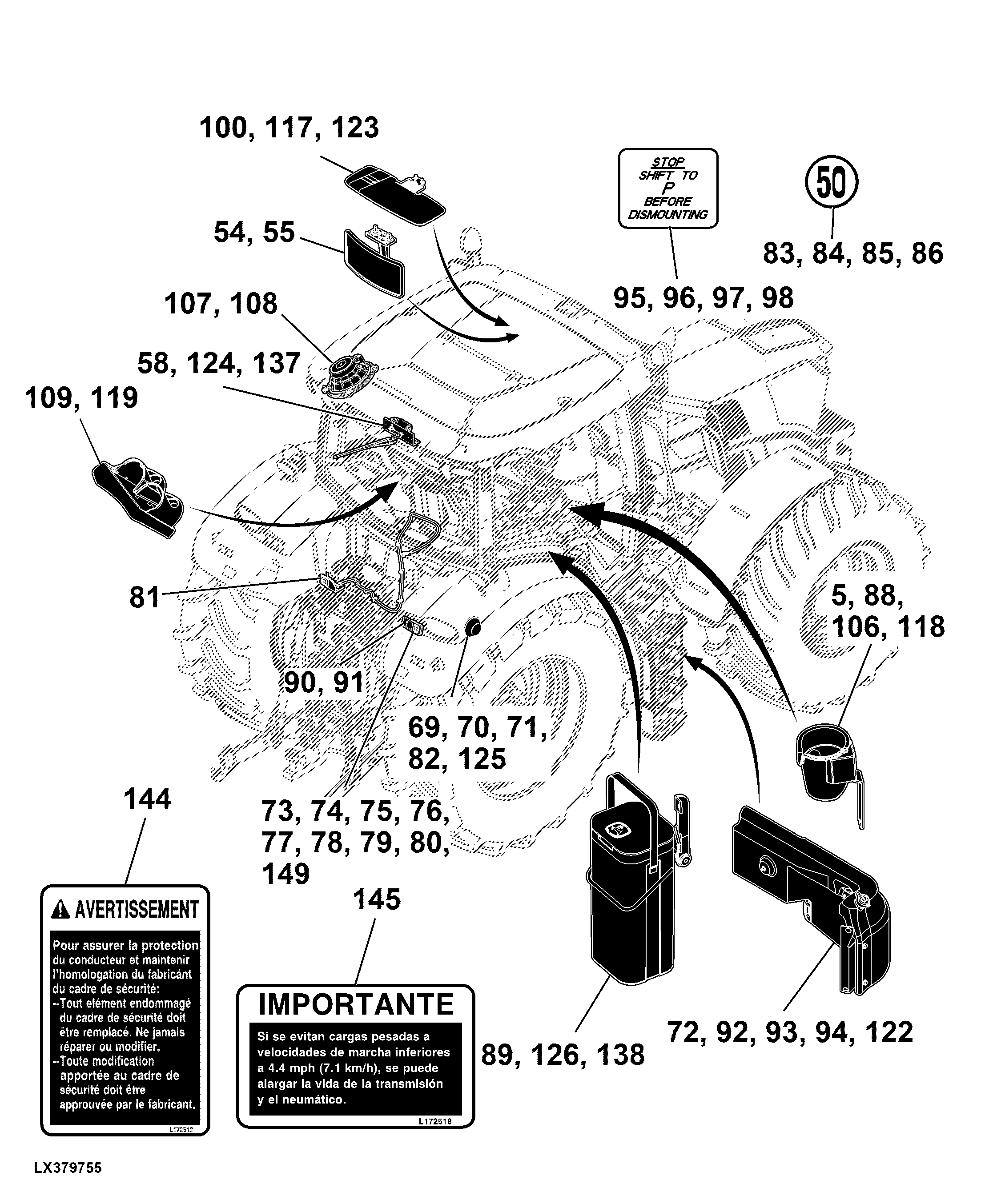 93 Operator's Station, Controls and Accessories