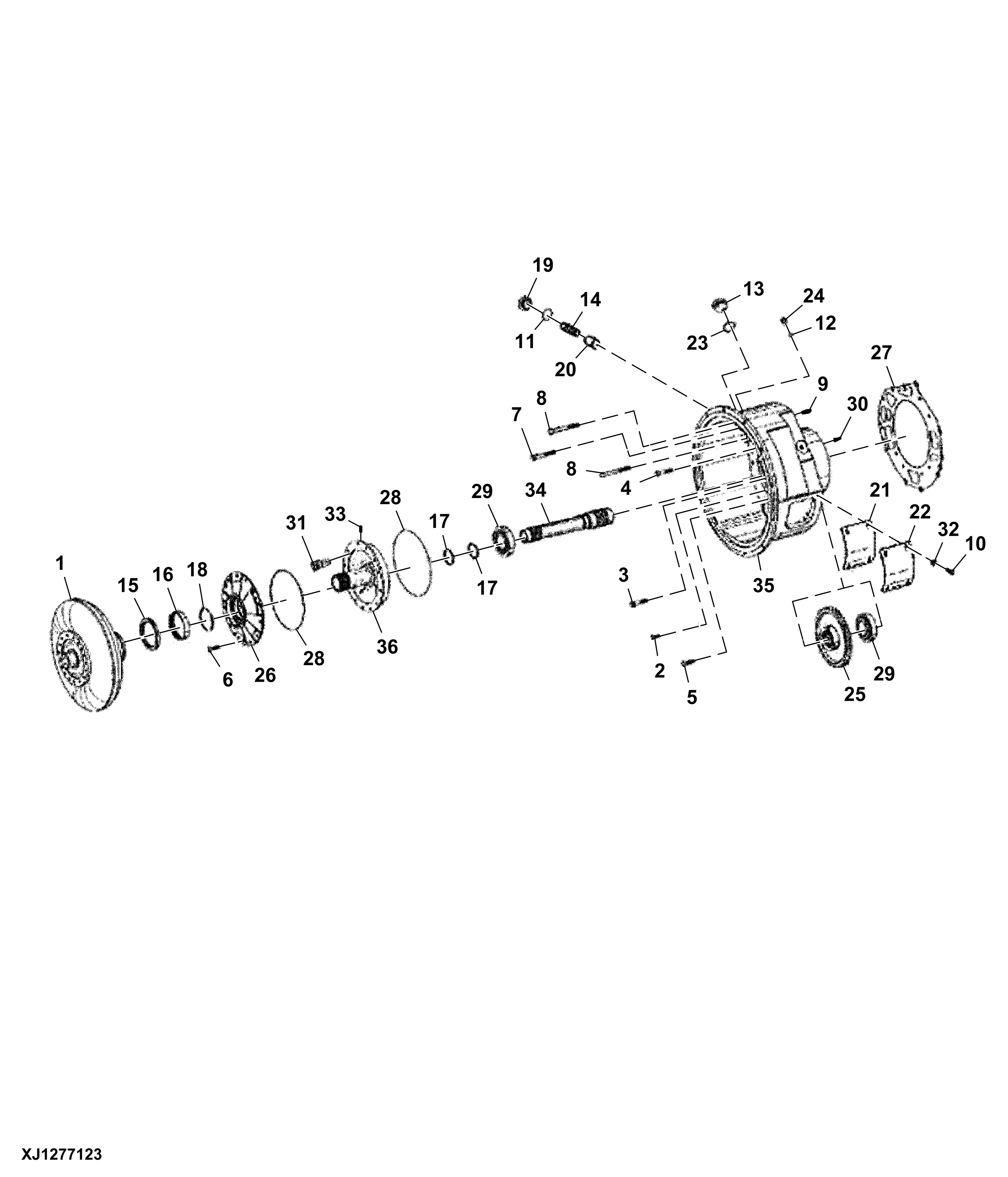 Transmission Input Shaft and Lockup Torque Converter