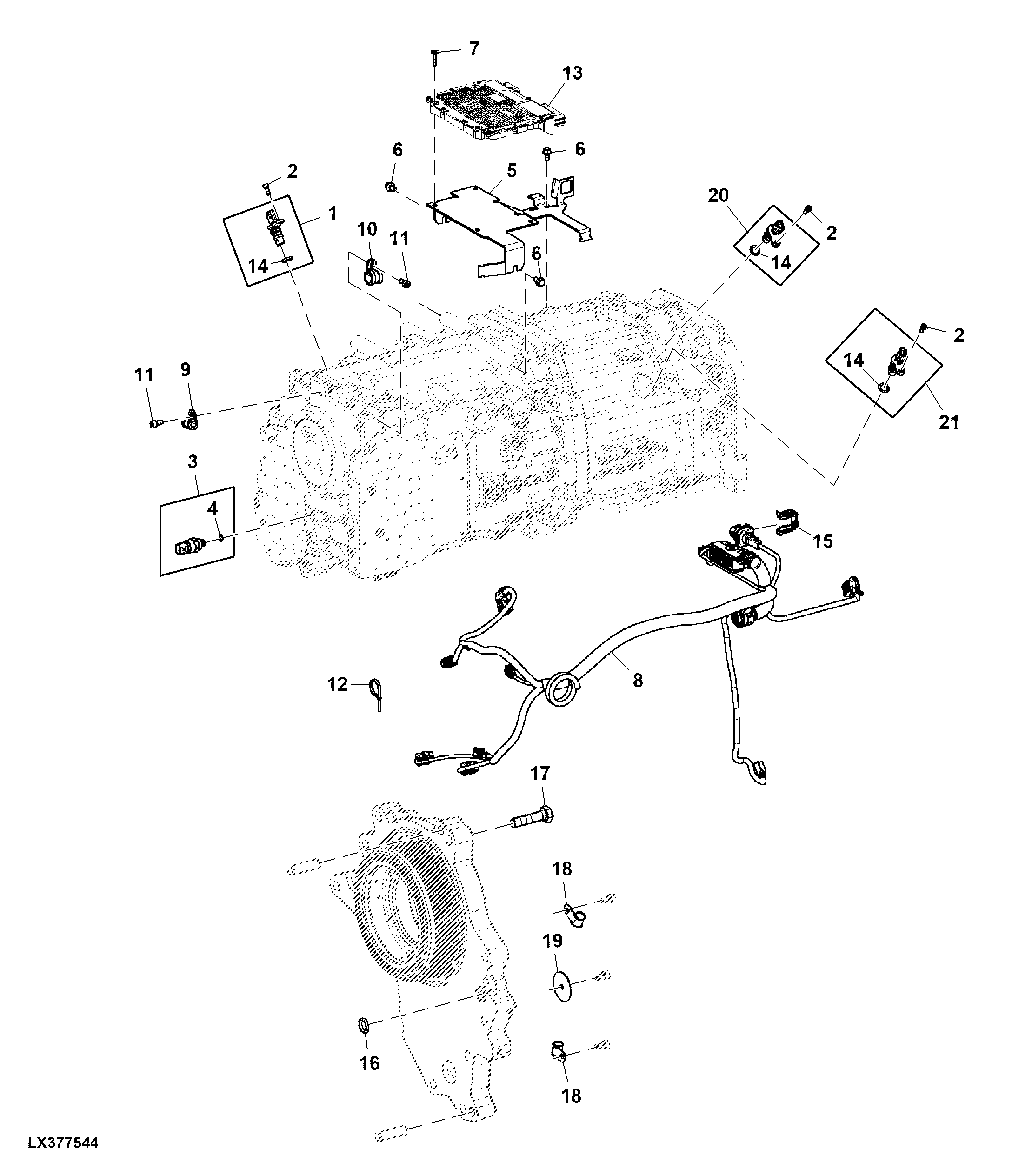 Transmission Controller / Sensors, AutoPowr™ / IVT™
