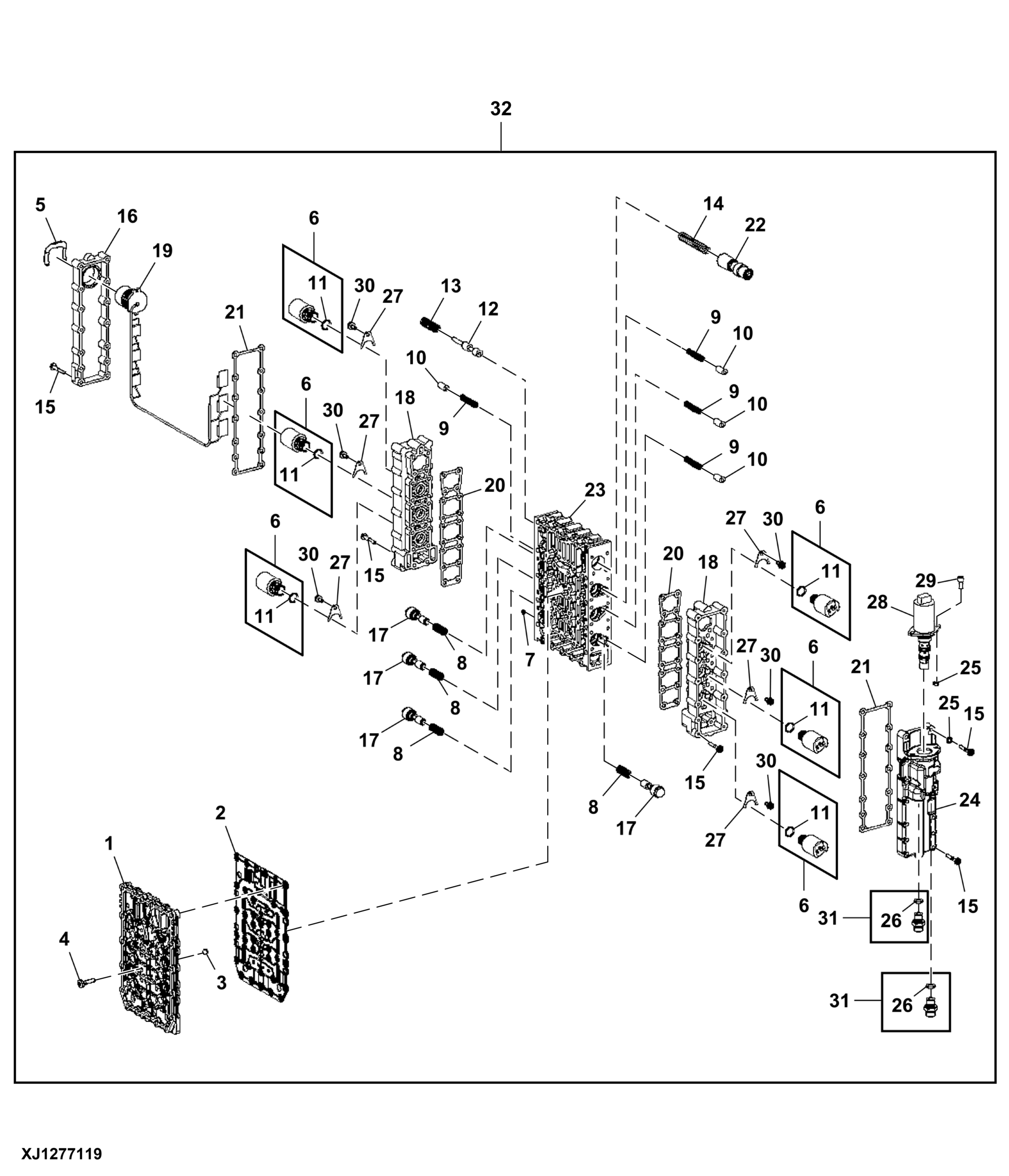Transmission Control Valve with Lockup Torque Converter