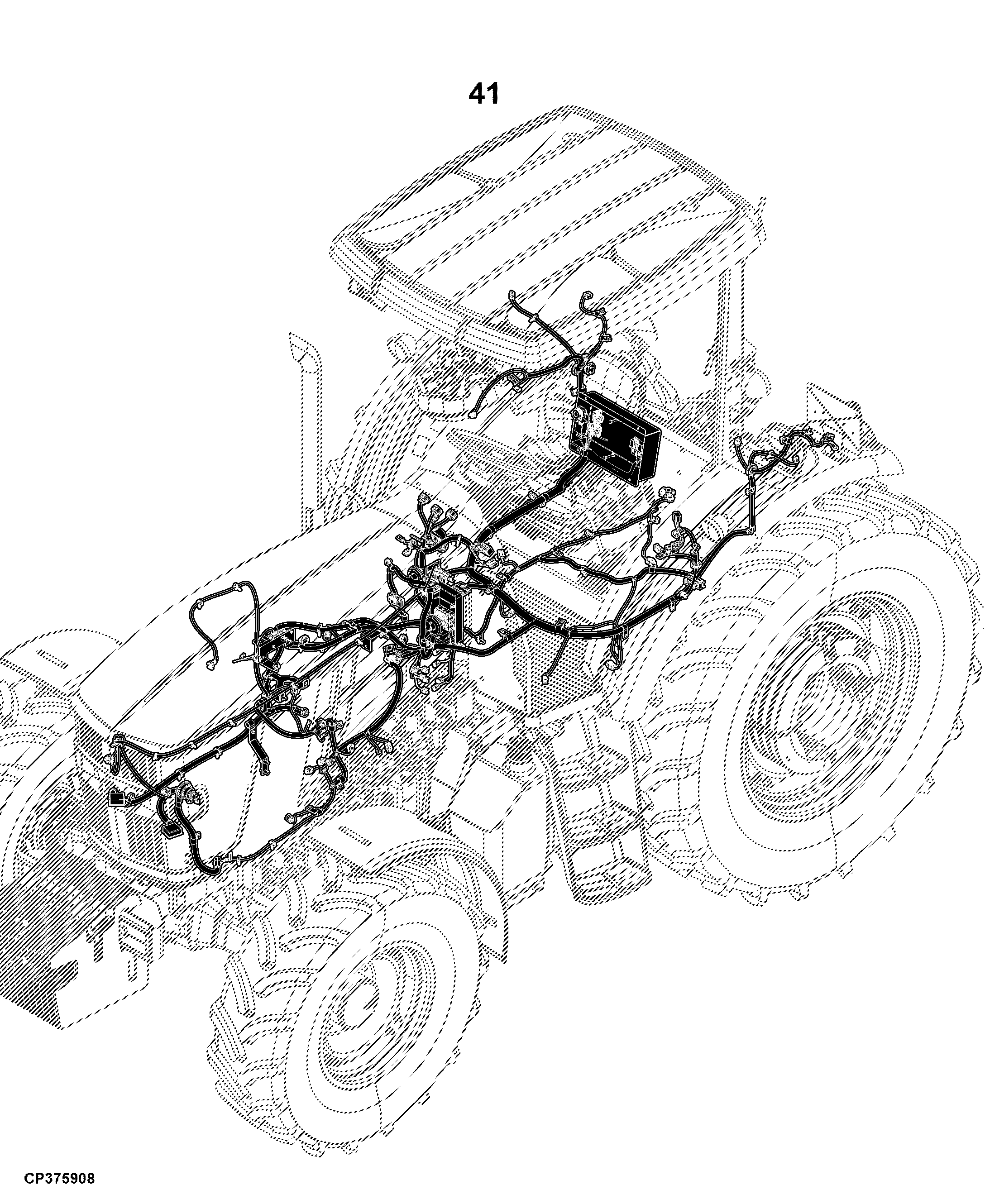 6135B Tractor (Cab and OOS)(PIN: 1YR6135BXXX210000)(Asia and Africa Edition)