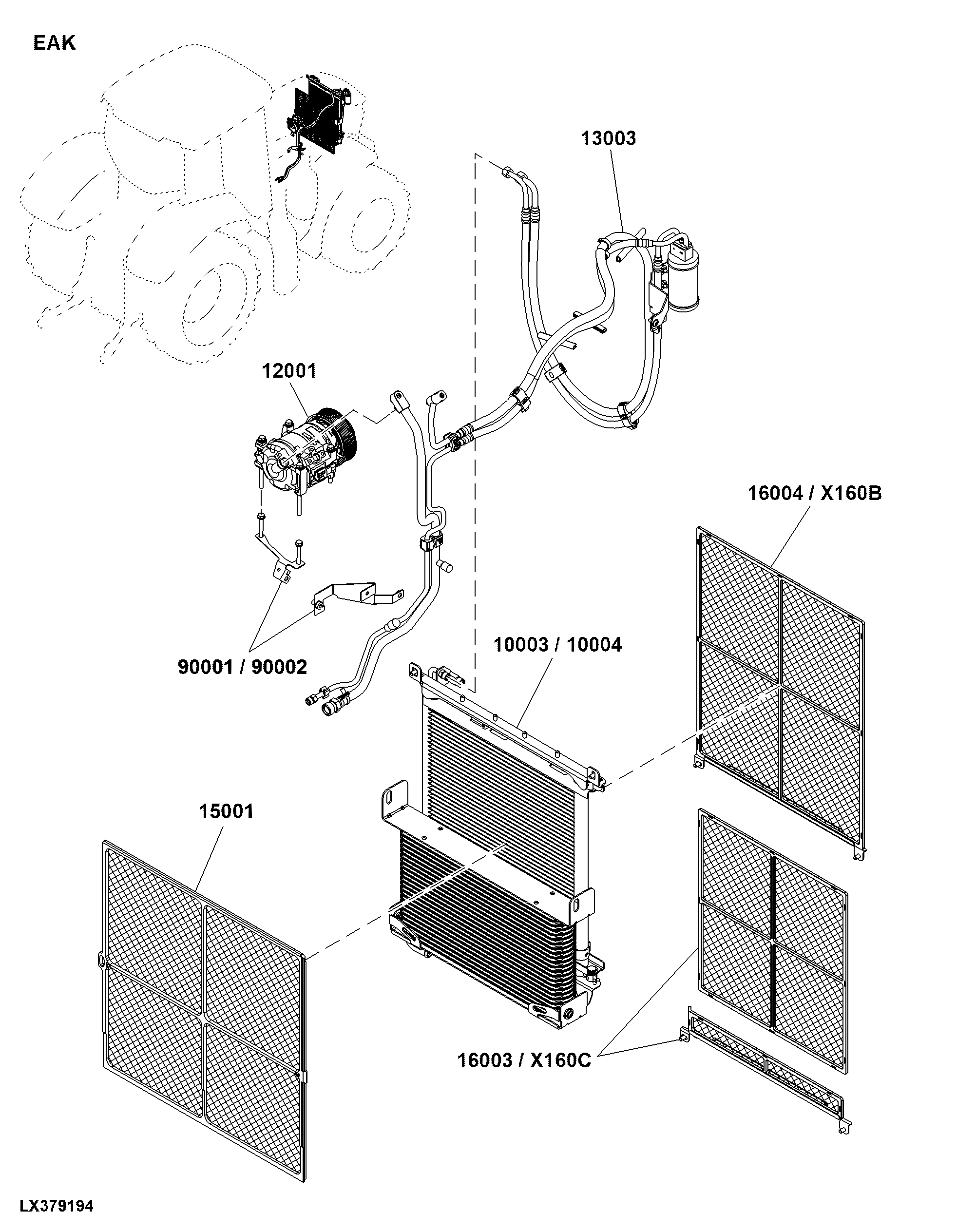 EAK Air Conditioning System, Engine Auxiliaries Related