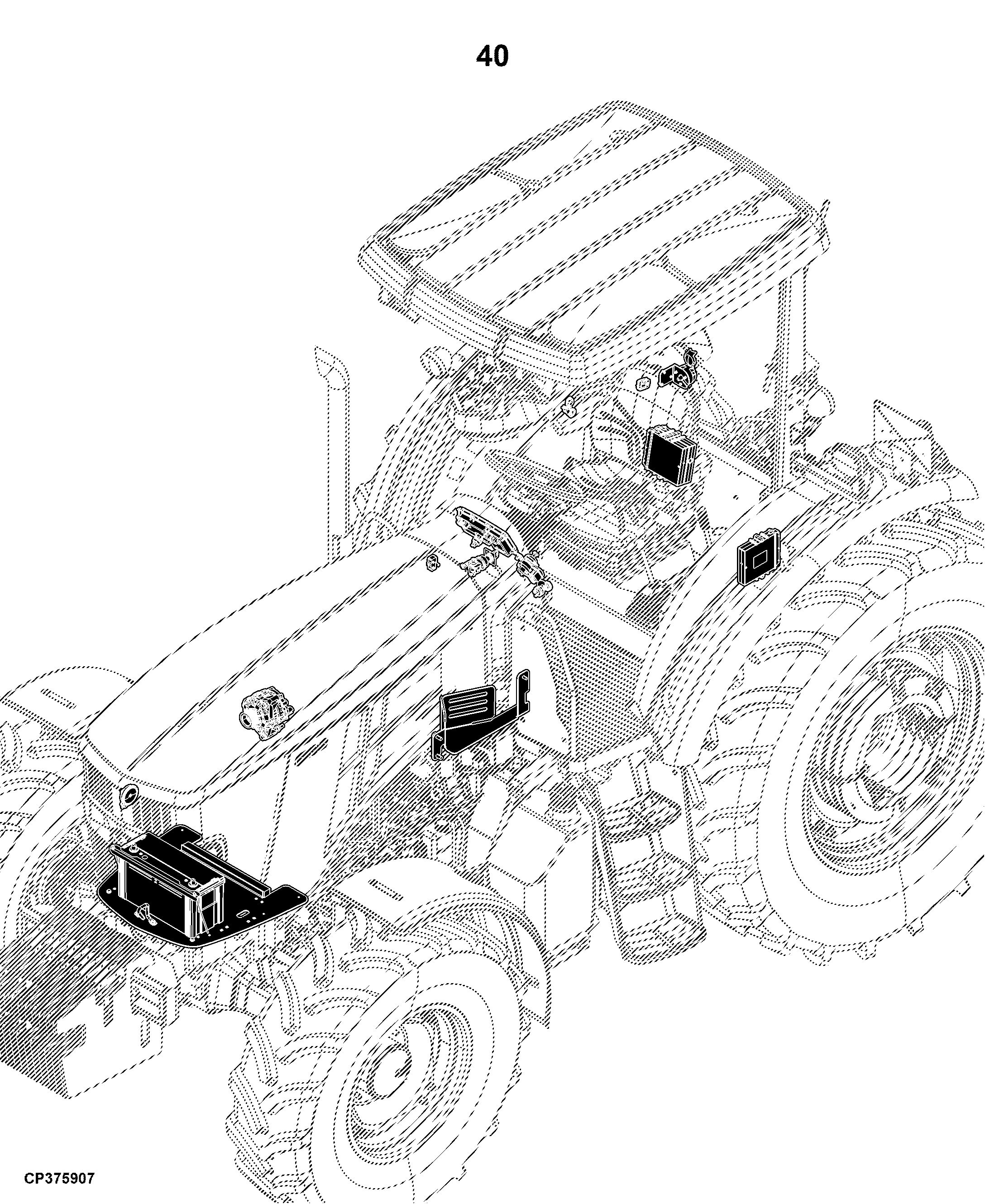 6135B Tractor (Cab and OOS)(PIN: 1YR6135BXXX210000)(Asia and Africa Edition)
