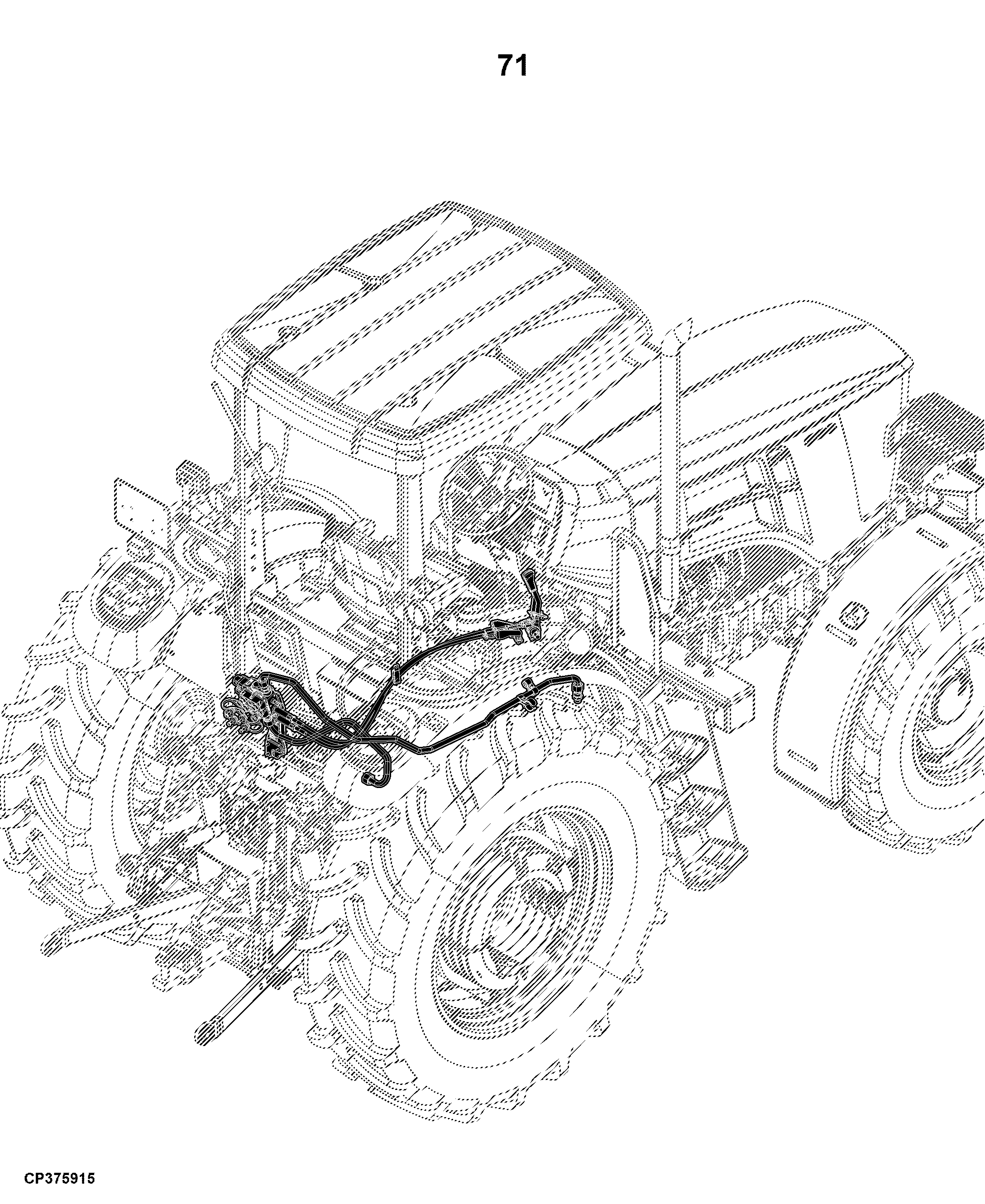 6135B Tractor (Cab and OOS)(PIN: 1YR6135BXXX210000)(Asia and Africa Edition)