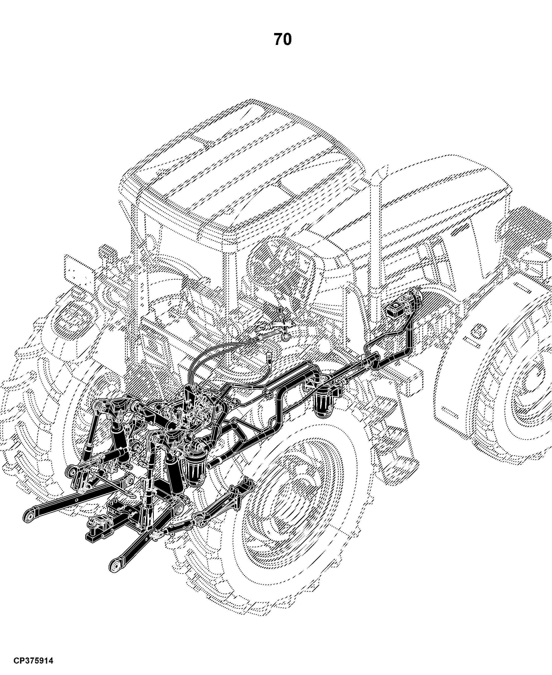 6135B Tractor (Cab and OOS)(PIN: 1YR6135BXXX210000)(Asia and Africa Edition)