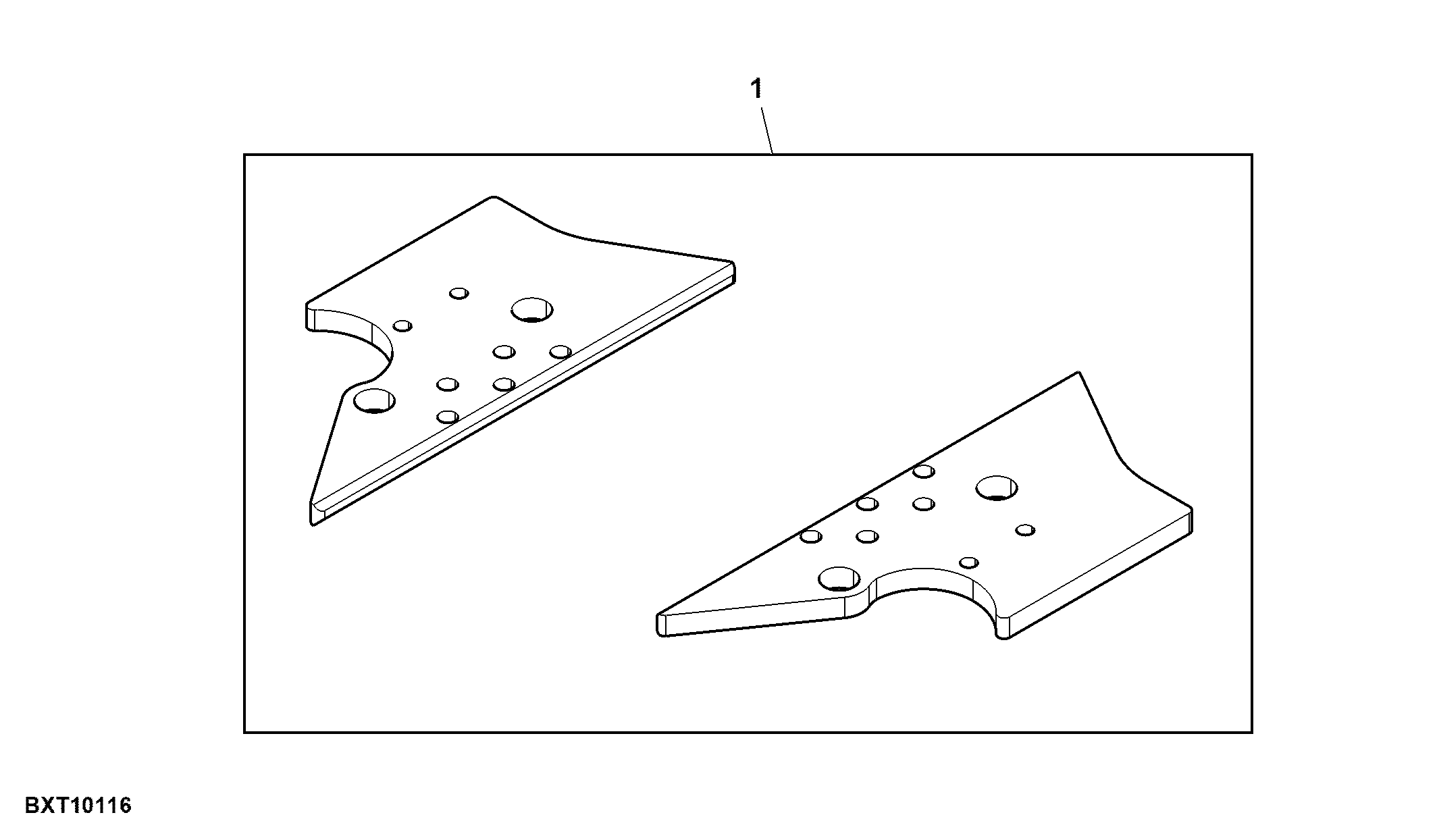 Wheel to Half Track Frame Conversion Kit (190001 - )
