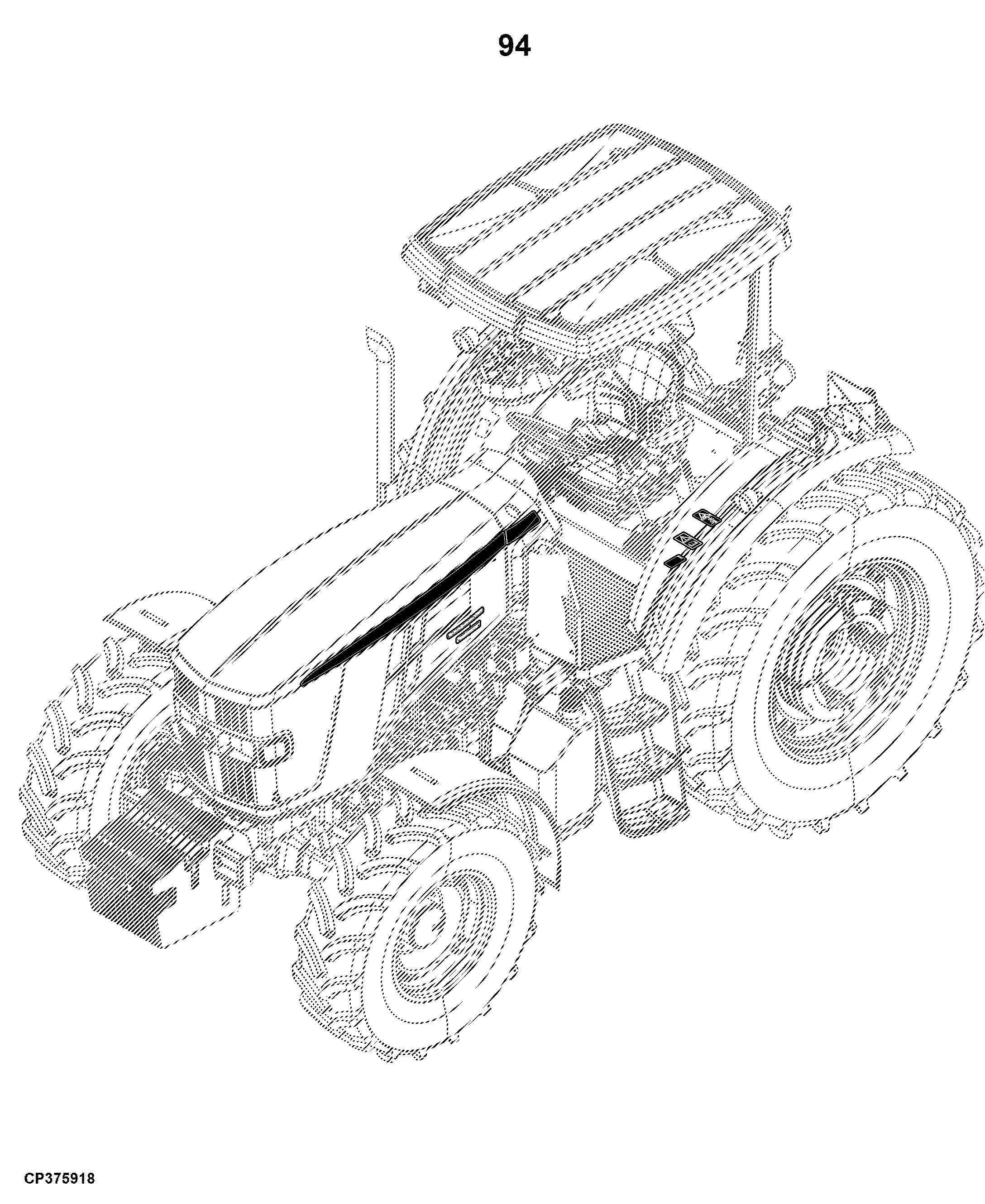 6135B Tractor (Cab and OOS)(PIN: 1YR6135BXXX210000)(Asia and Africa Edition)