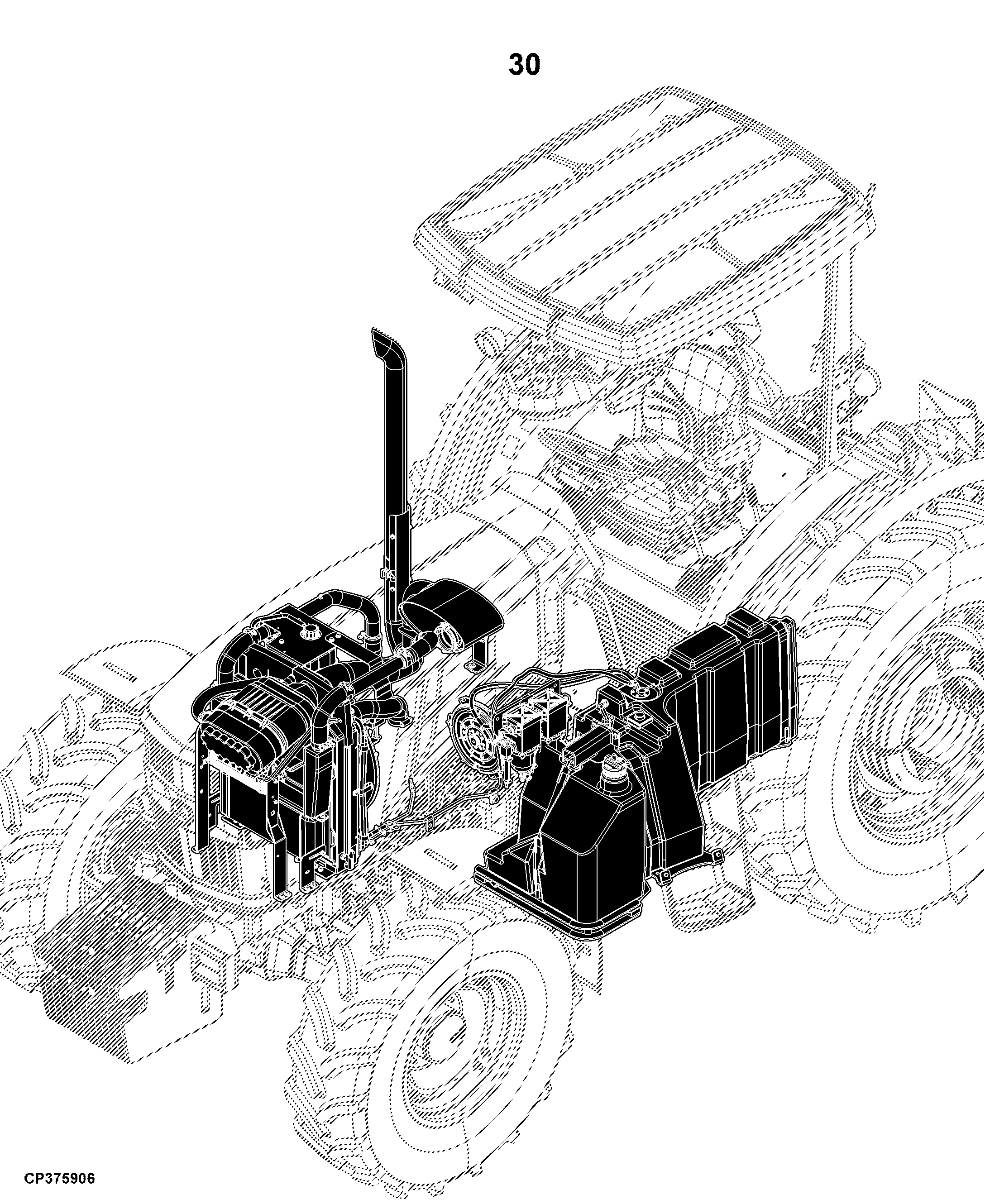 6135B Tractor (Cab and OOS)(PIN: 1YR6135BXXX210000)(Asia and Africa Edition)