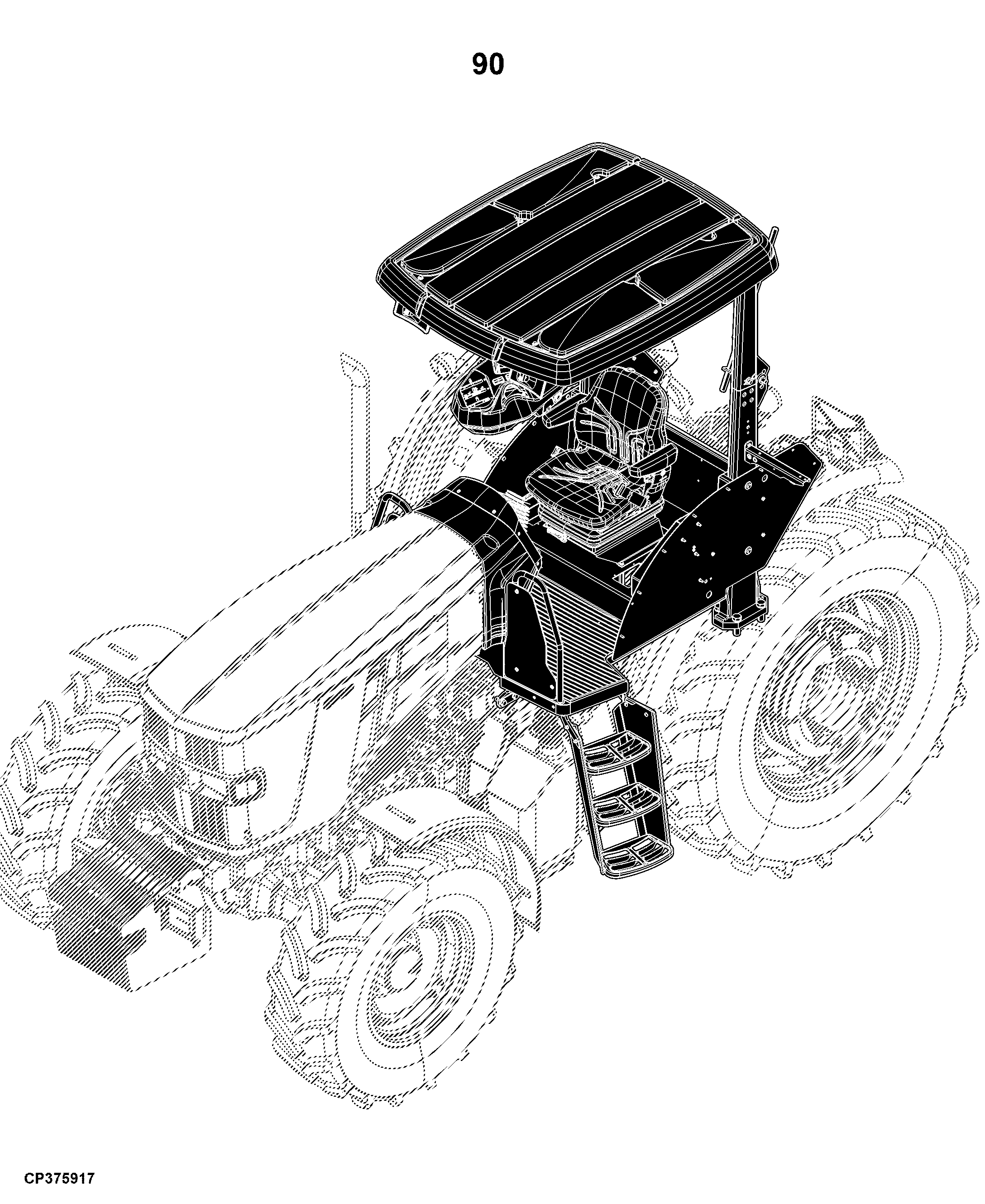 6135B Tractor (Cab and OOS)(PIN: 1YR6135BXXX210000)(Asia and Africa Edition)