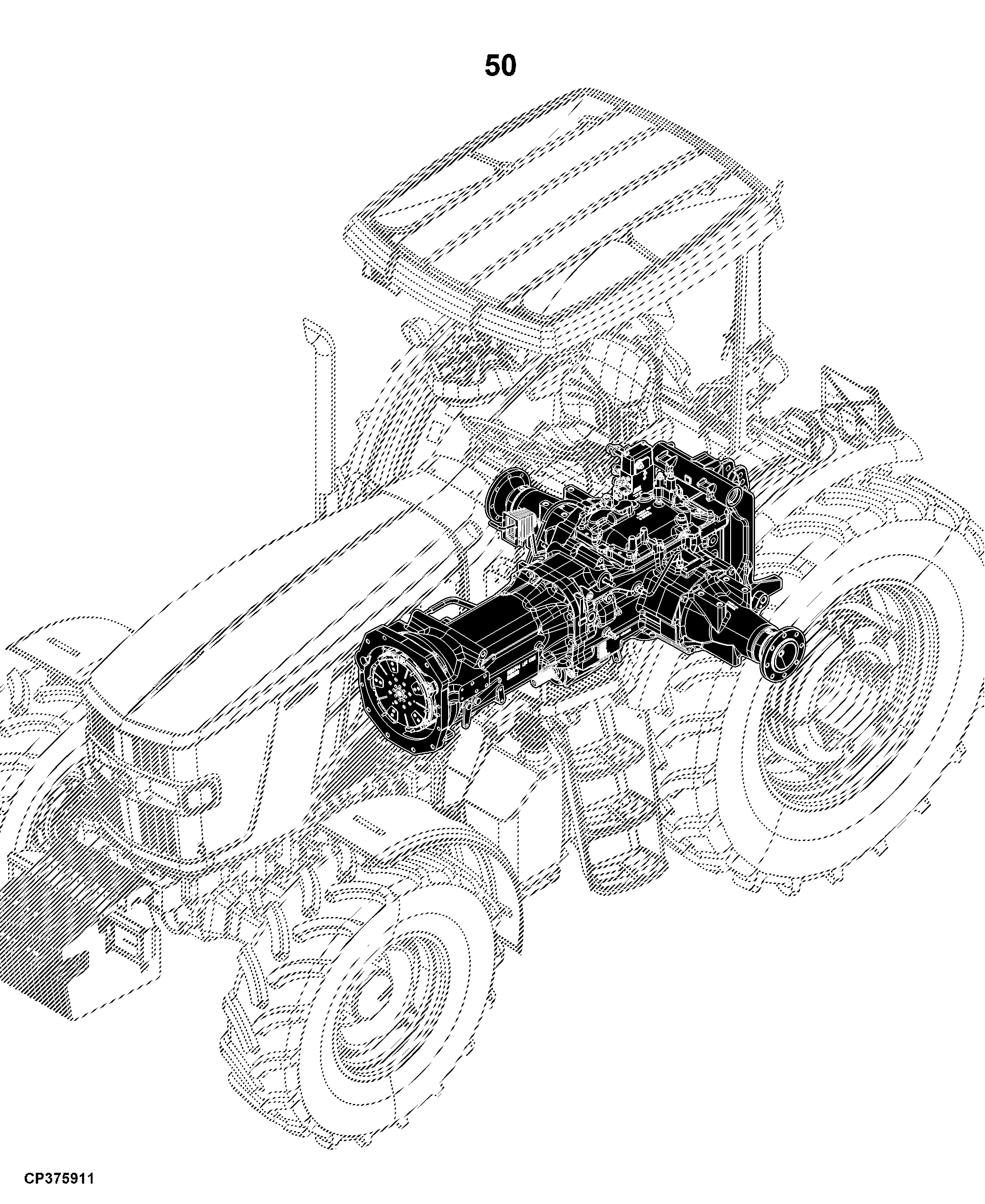 6135B Tractor (Cab and OOS)(PIN: 1YR6135BXXX210000)(Asia and Africa Edition)