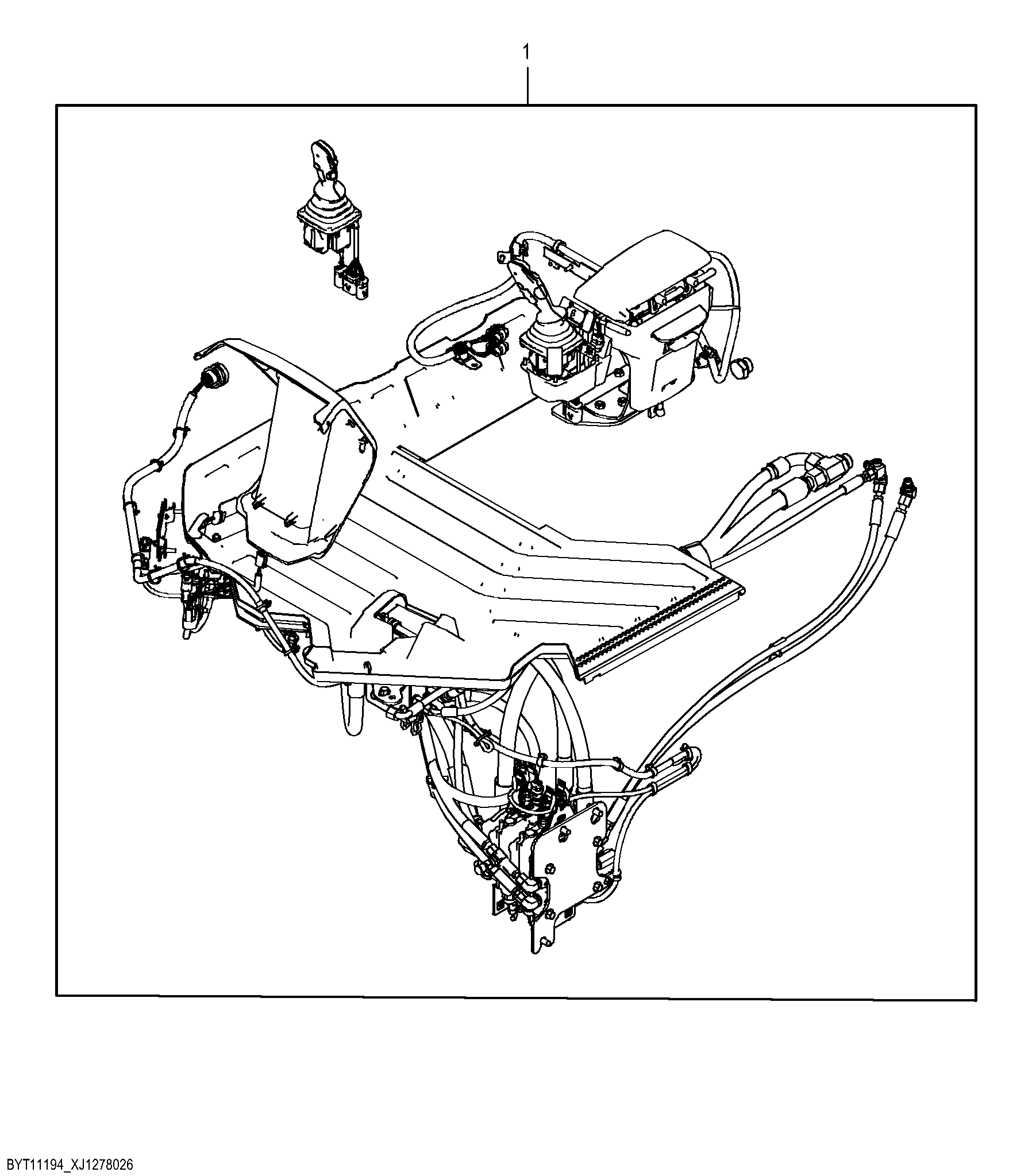 Orbitrol to Joystick Main Parts Kit