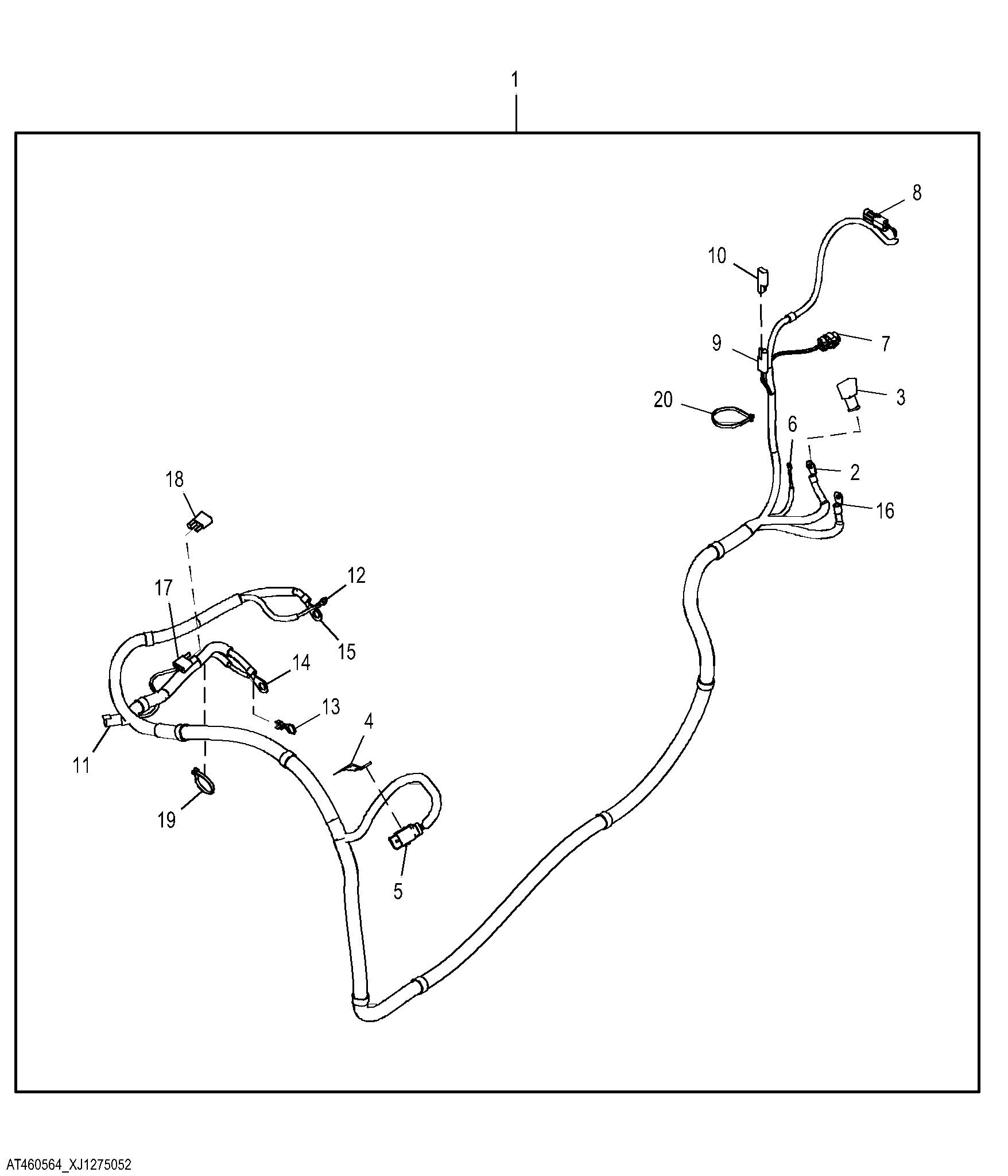 Starter Jumper Wiring Harness and Connectors