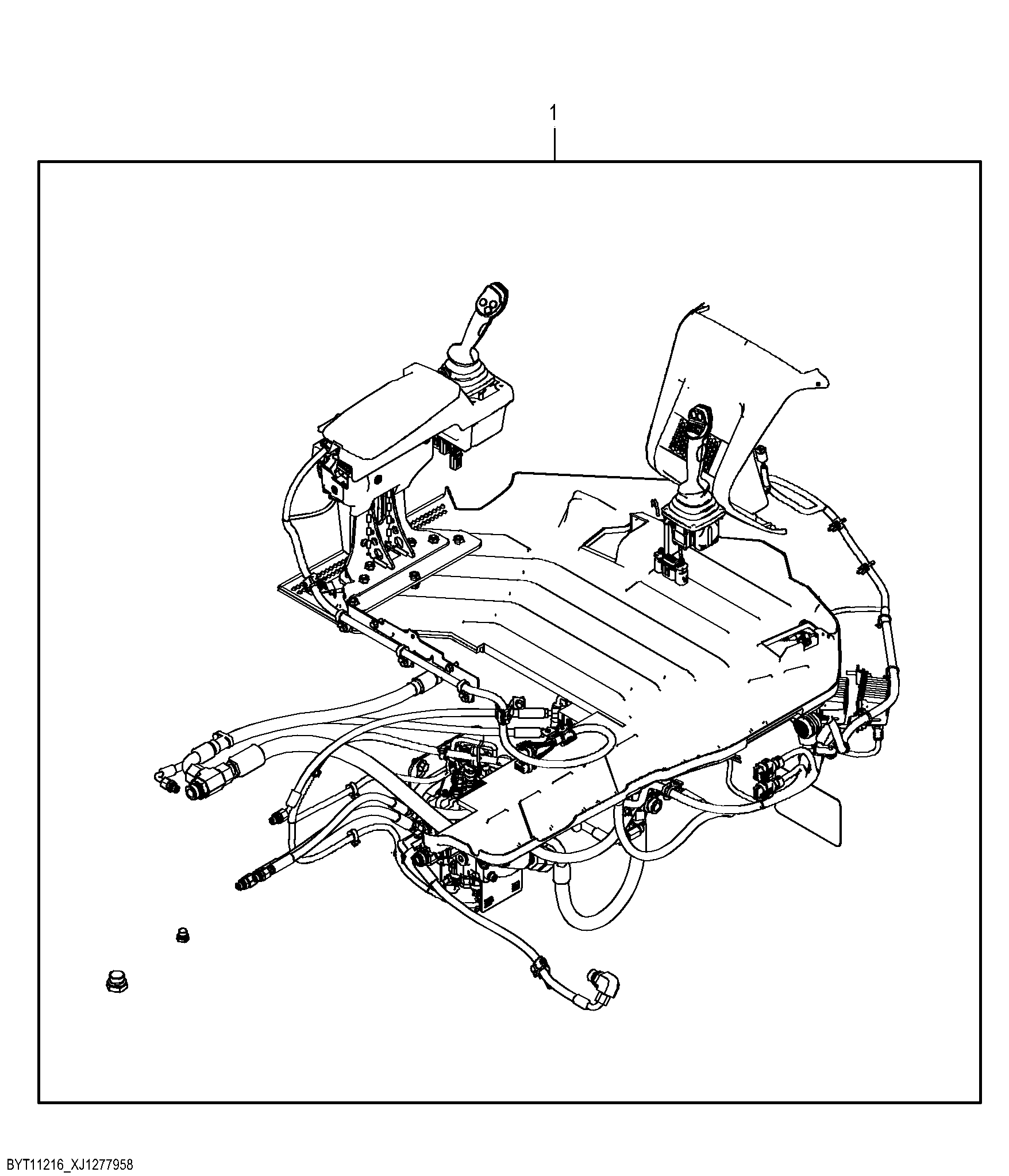 Orbitrol to Joystick Main Parts Kit