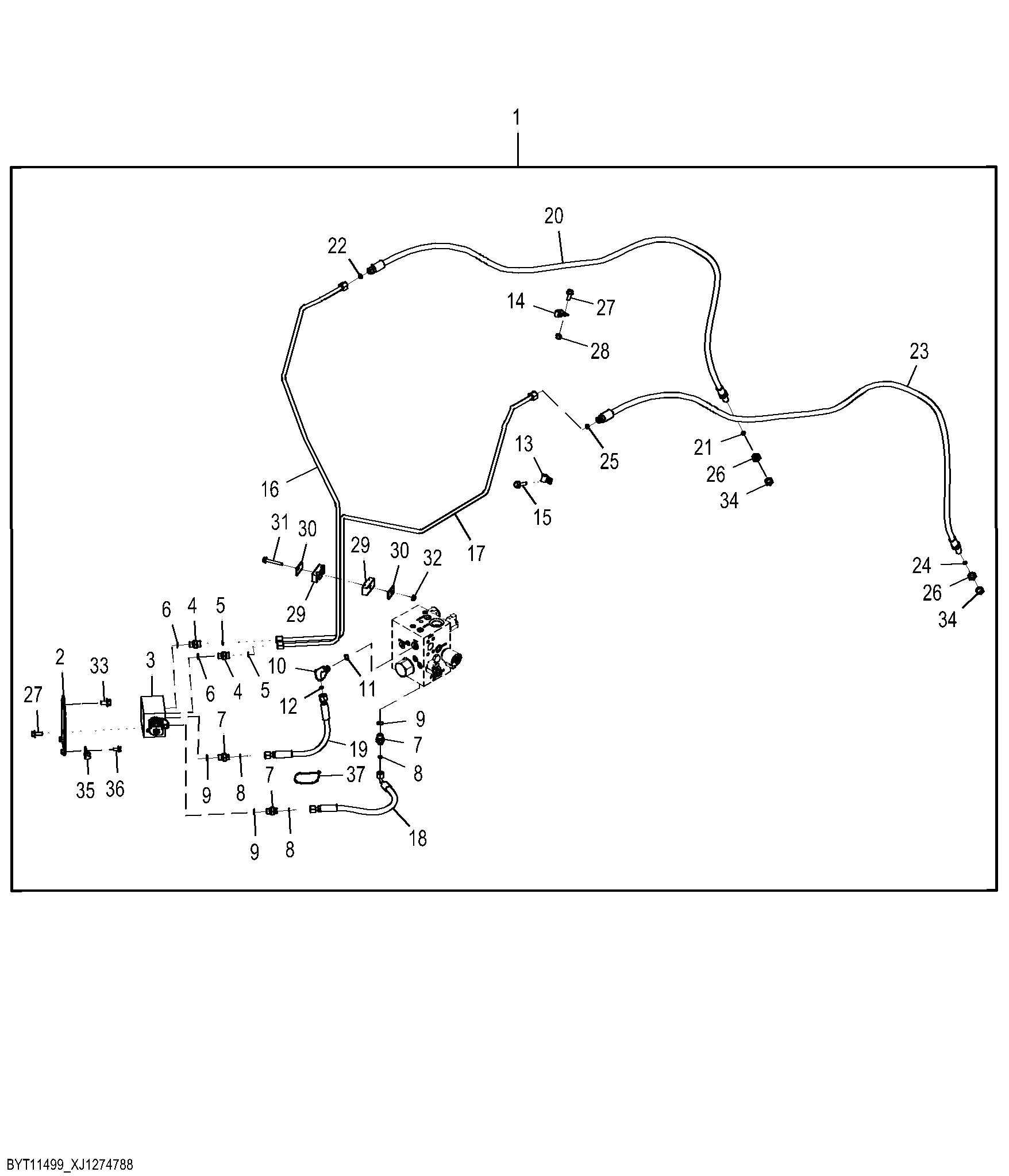 Pin Disconnect Valve and Hydraulics Field Kit