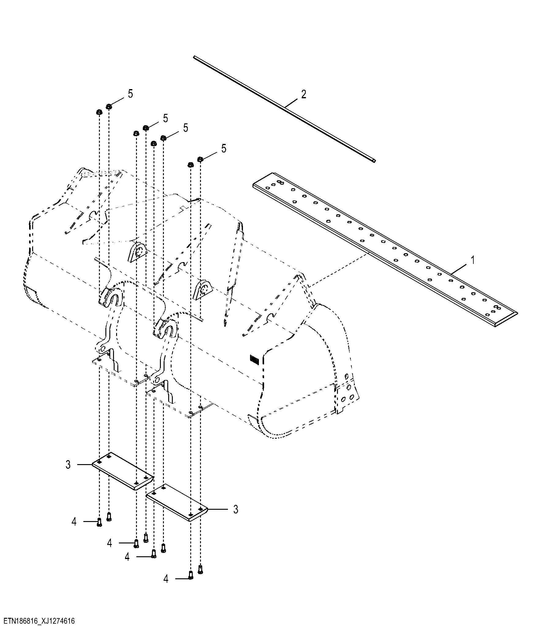 General Purpose Standard Coupler Bucket 4.6 m³ (6.0 yd³)