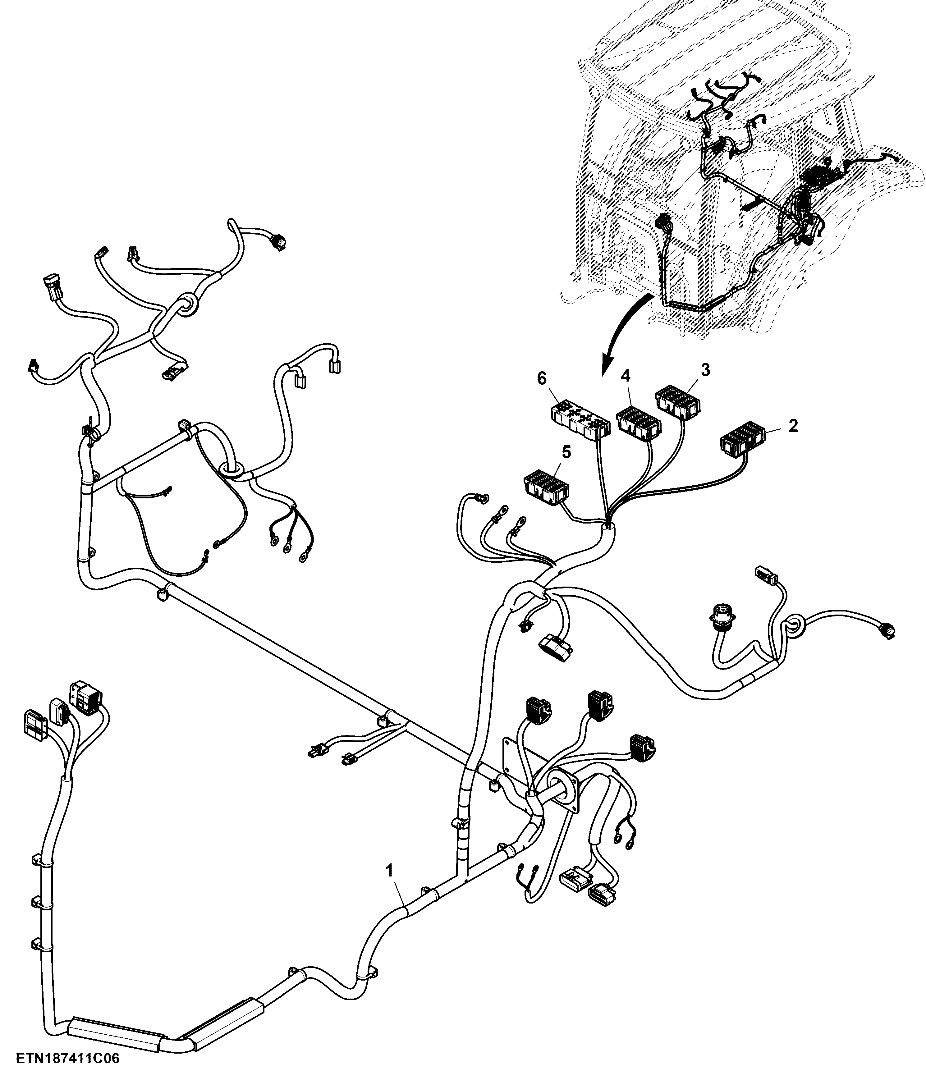 Cab Wiring Harness Connectors (3/3), PowrReverser™
