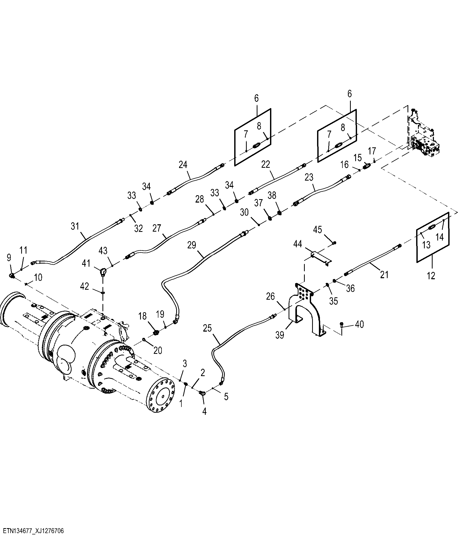 Axle Cooling and Filtration System for Front Differential Lock (1 of 4)