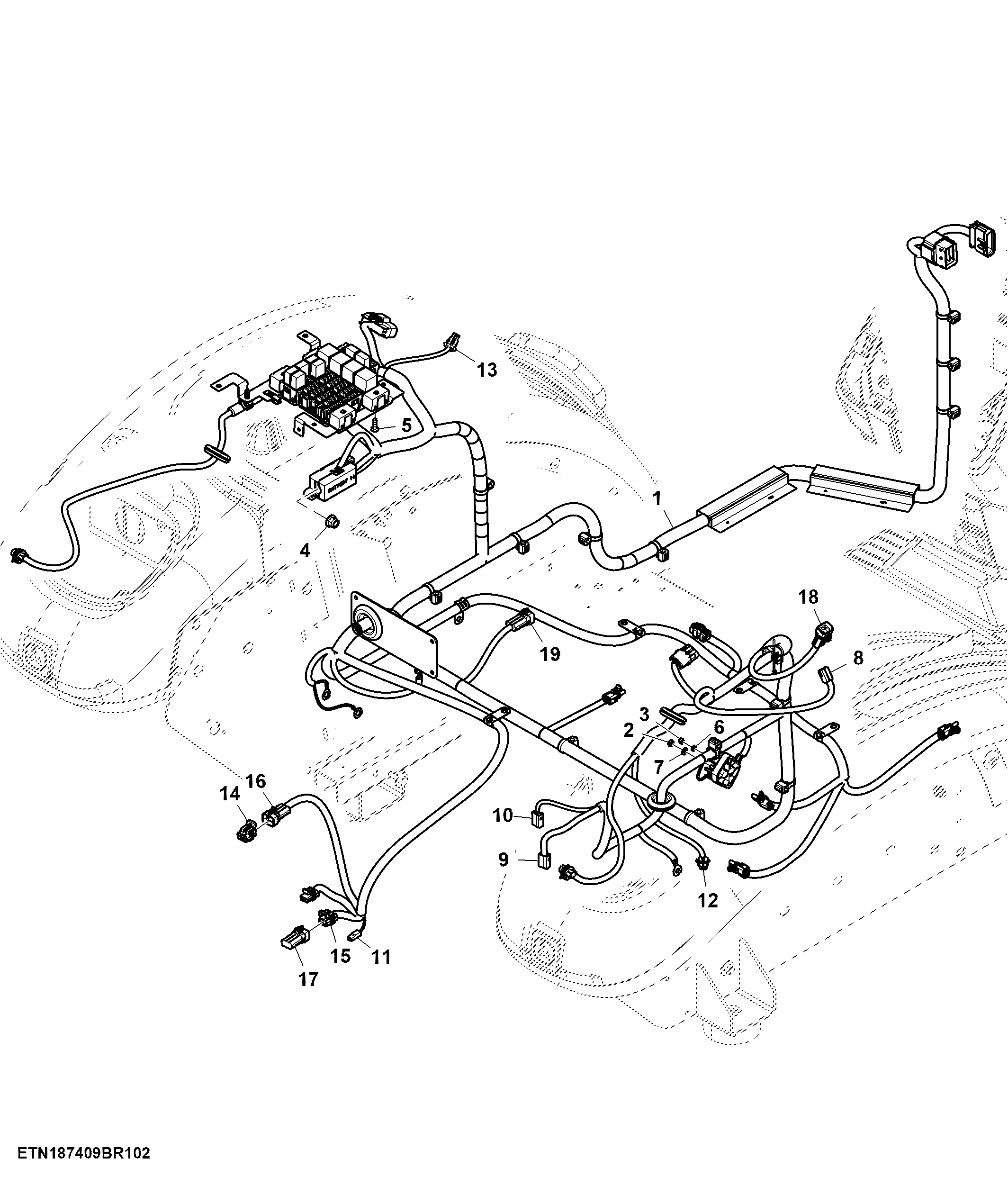 Cab Wiring Harness Connectors (1/3), SyncShuttle™