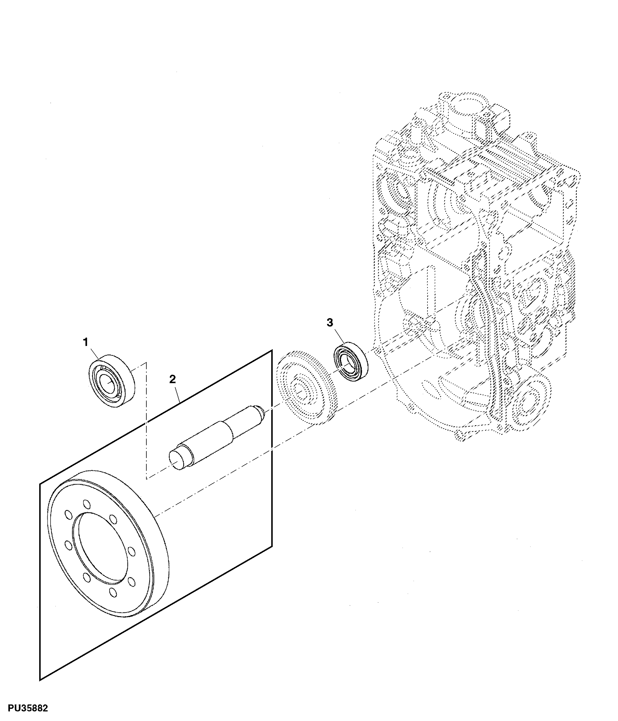 Ring Gear and Ball Bearing