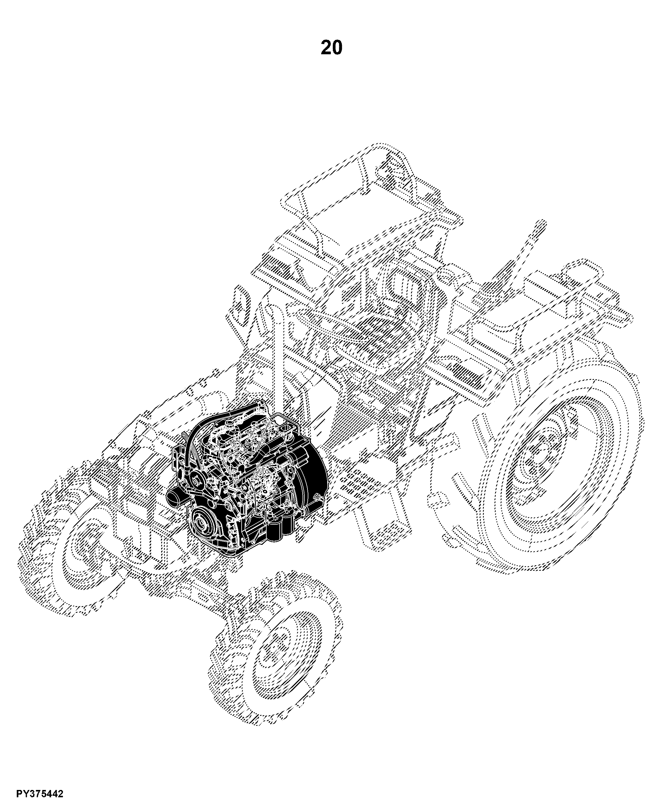 5005 Tractor (TREM IIIA Engine)(India Edition)
