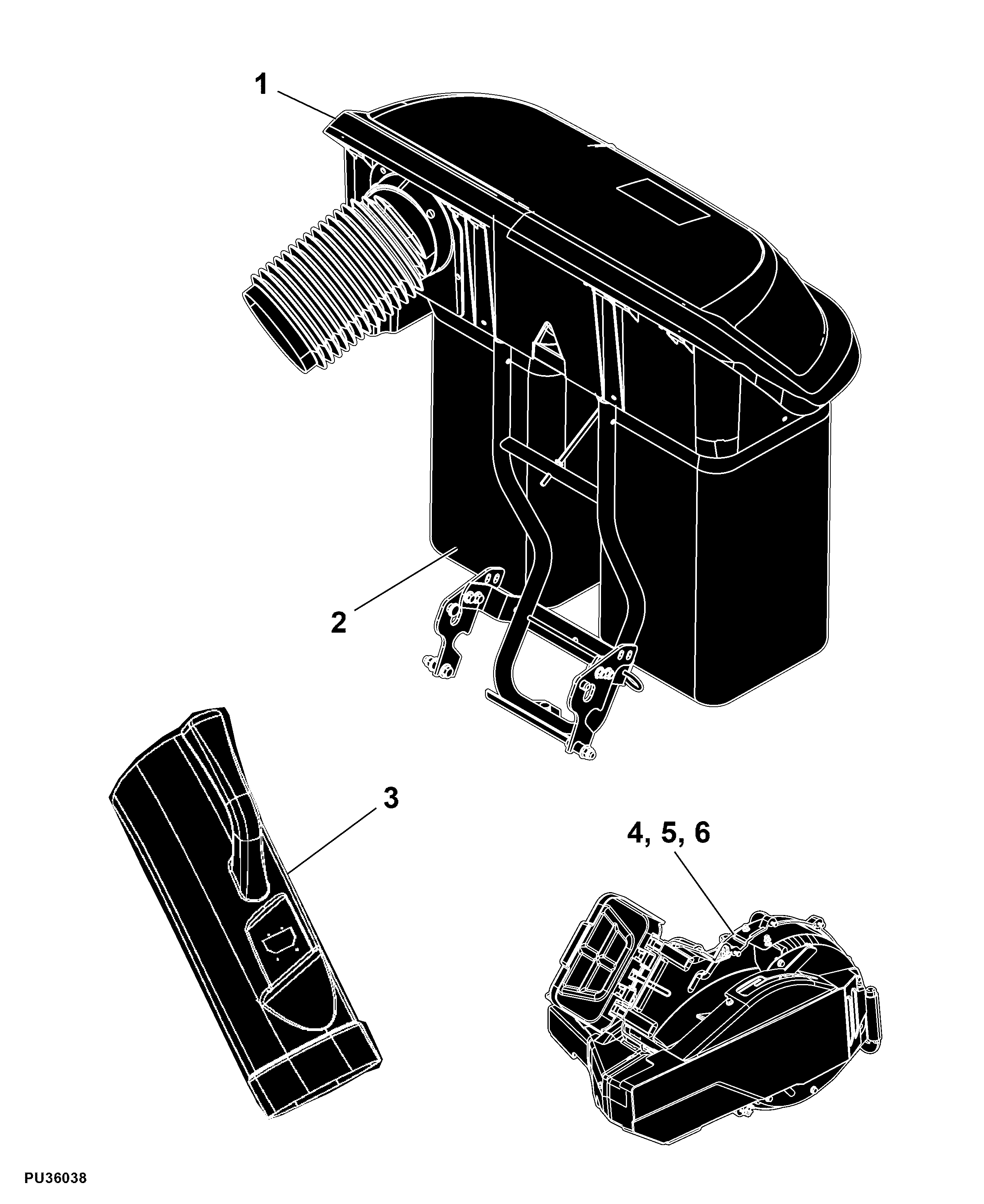 92 Two-Bag Power Flow Material Collection System