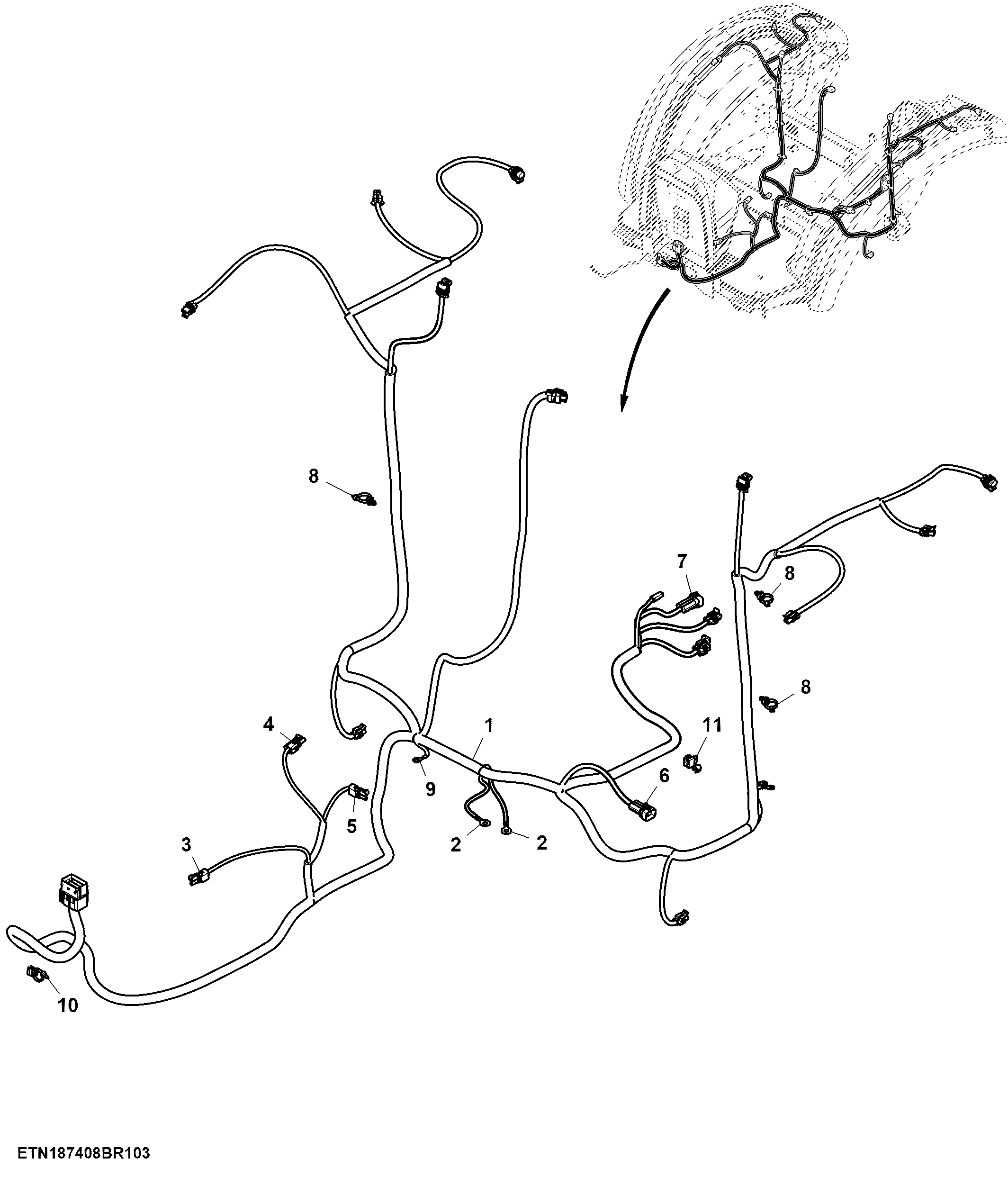 Platform Wiring Harness Connectors (2/2), SyncShuttle™
