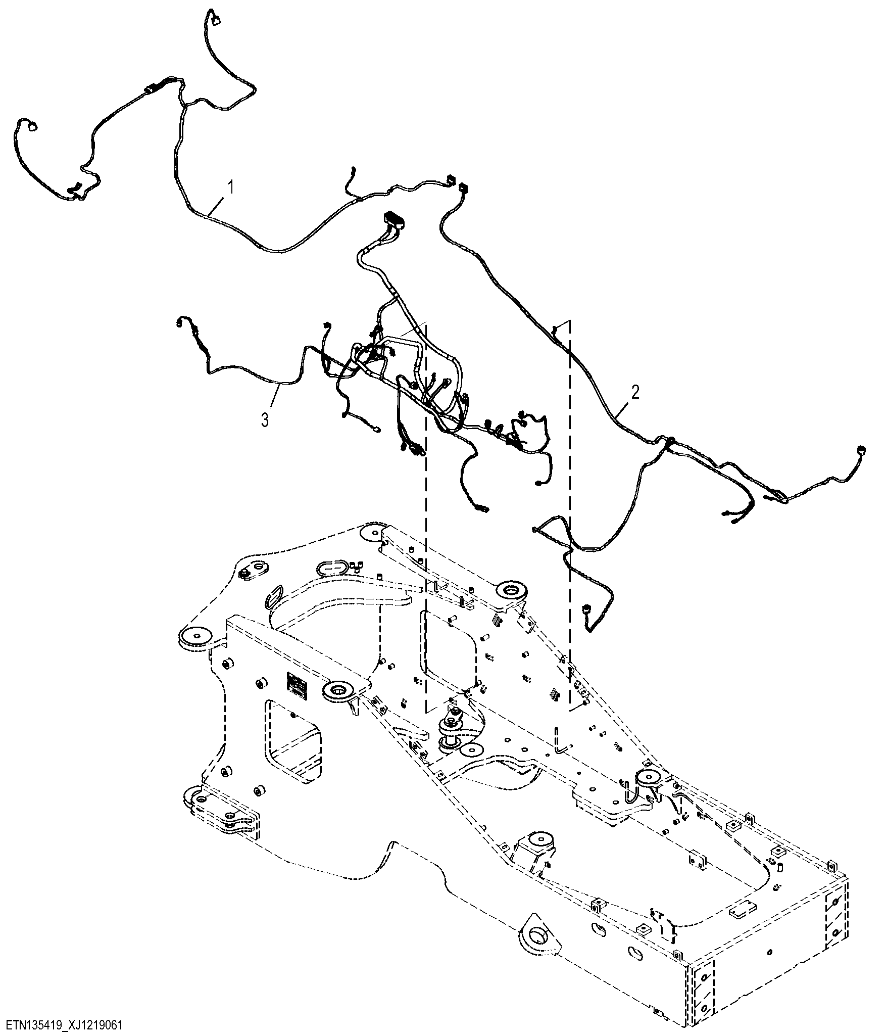 Main Wiring Harness, Chassis (100032 - 100079)