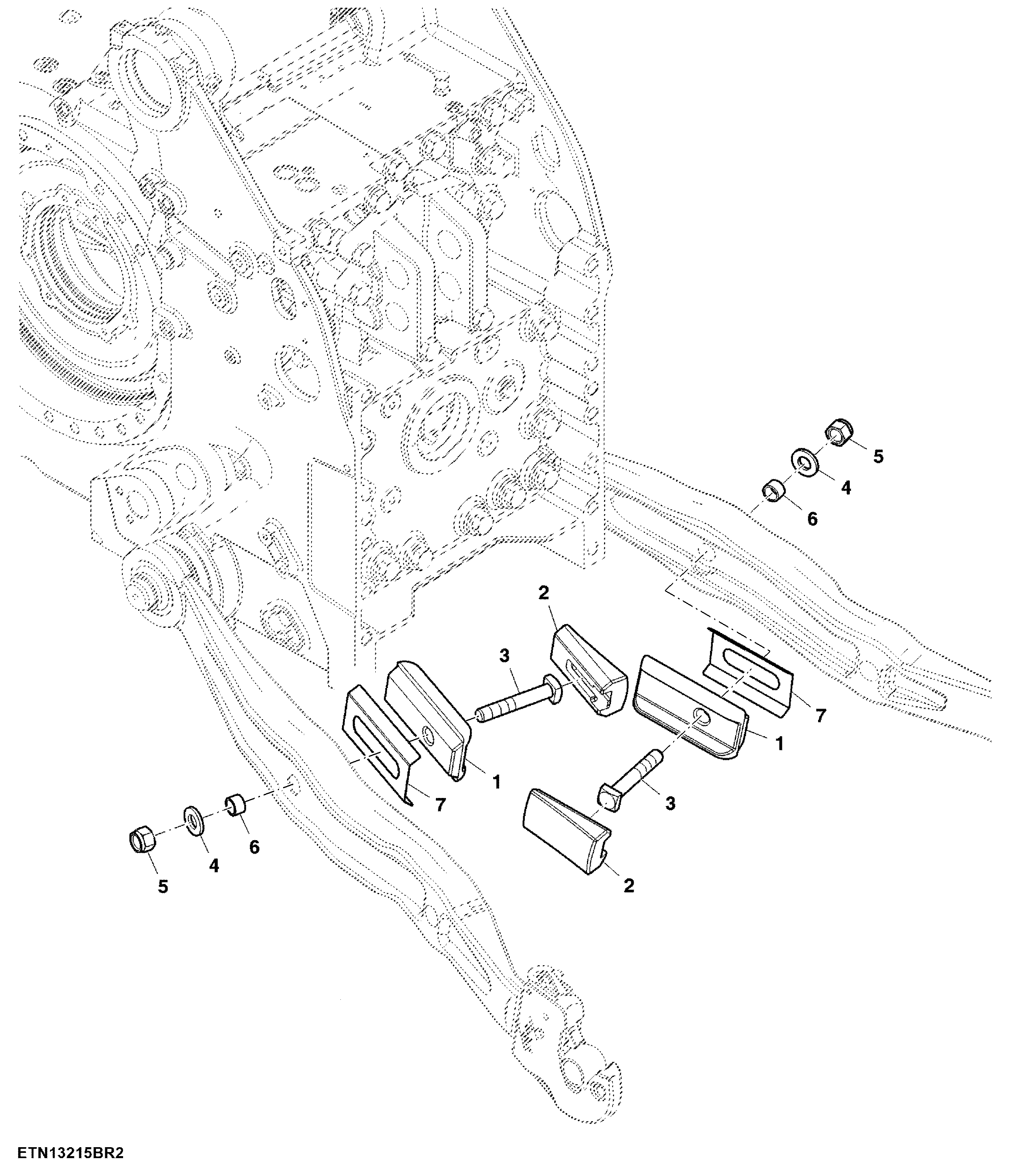 Bumper Blocks, Hook Type Draft Link, Category 3