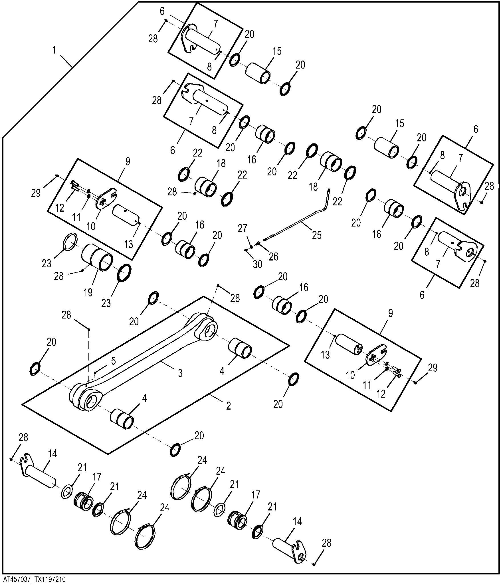 Nevergrease™ to Greased Linkage Conversion Kit (High Lift)