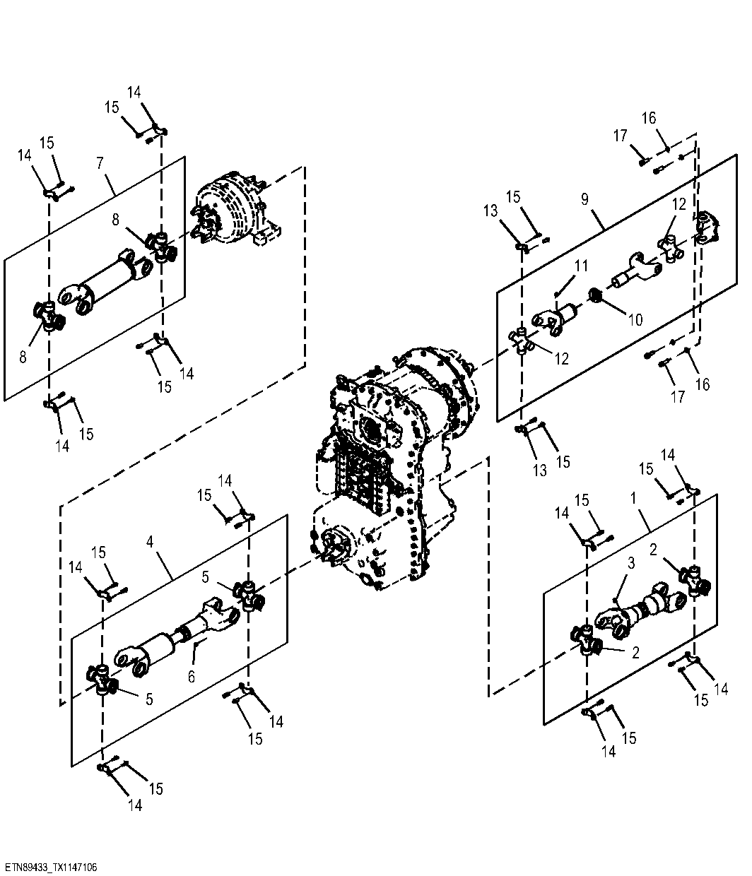 Drive Shafts without Lockup Torque Converter