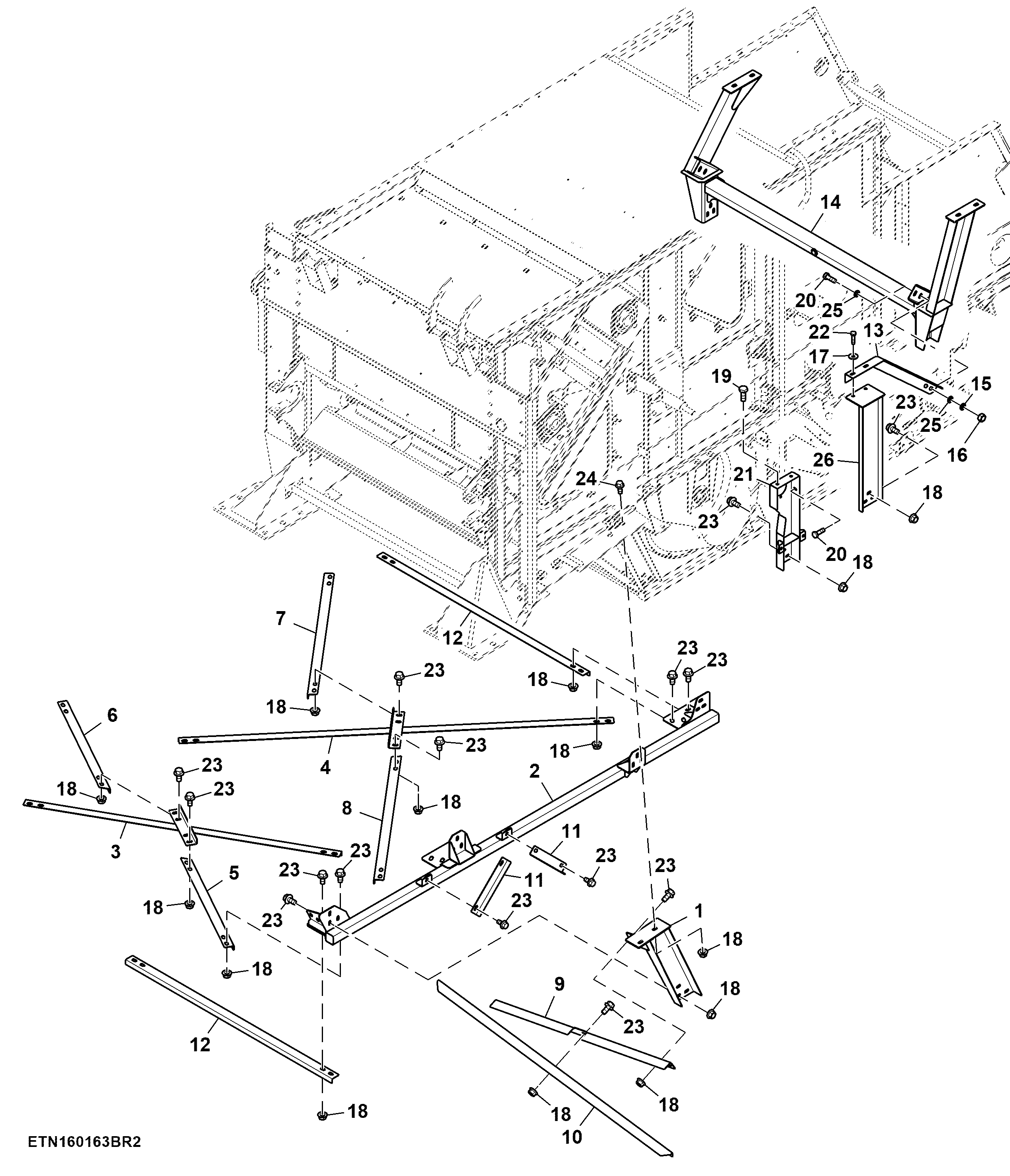 Frame Support, Long Member and Cross Member