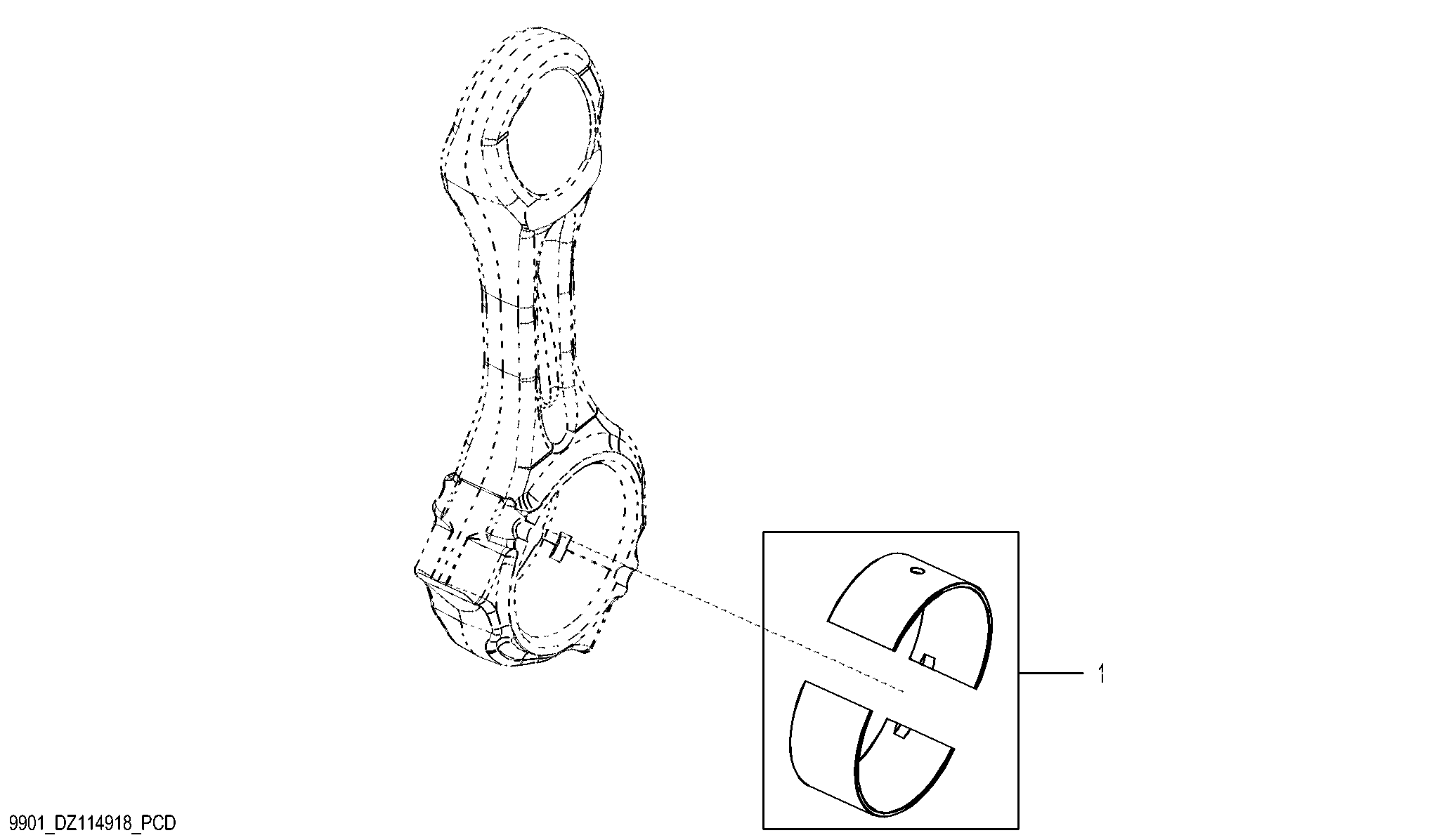 9901 Bearing Kit, Connecting Rod