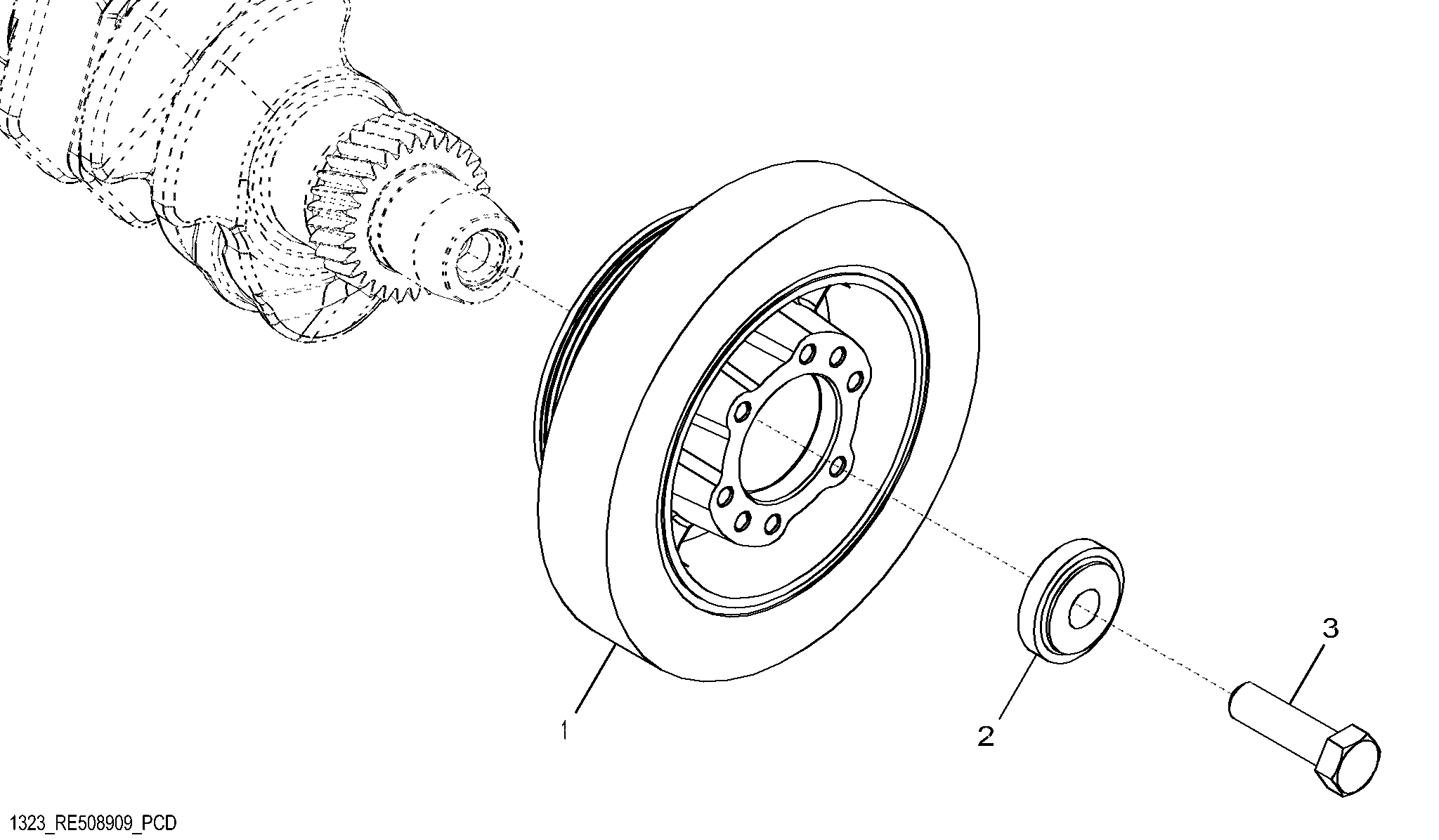 1323 Crankshaft Pulley and Damper