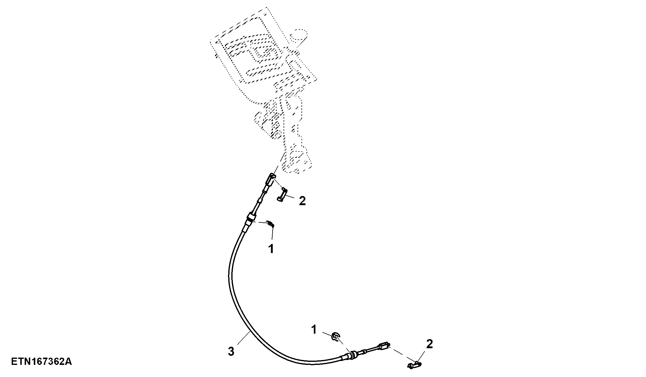Push Pull Cable, PowrQuad™, W/ LH Reverser