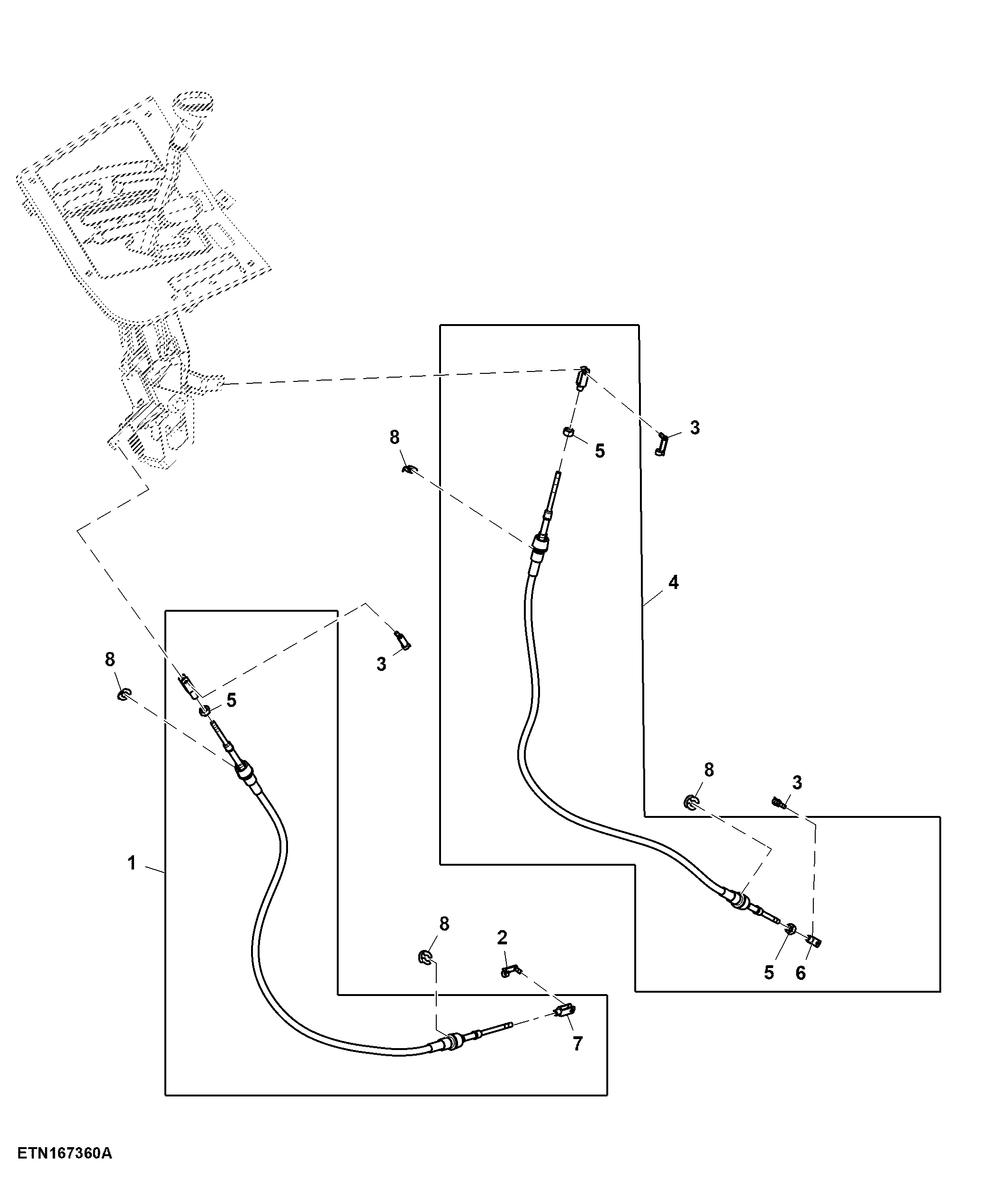 Push Pull Cable, Gearshift Lever, PowrQuad™