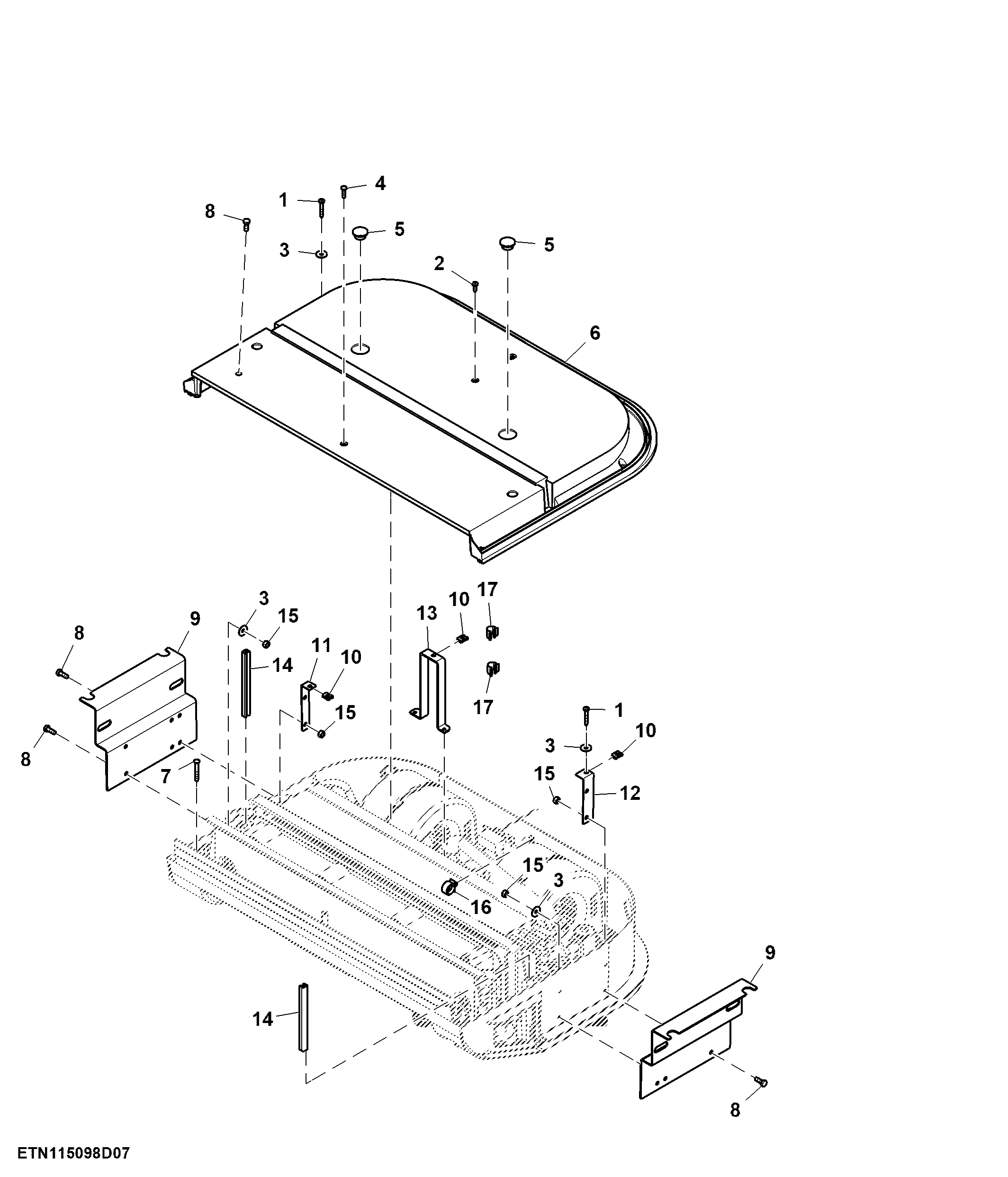 Cover, Heater Unit, Air Conditioner ( - 009999)