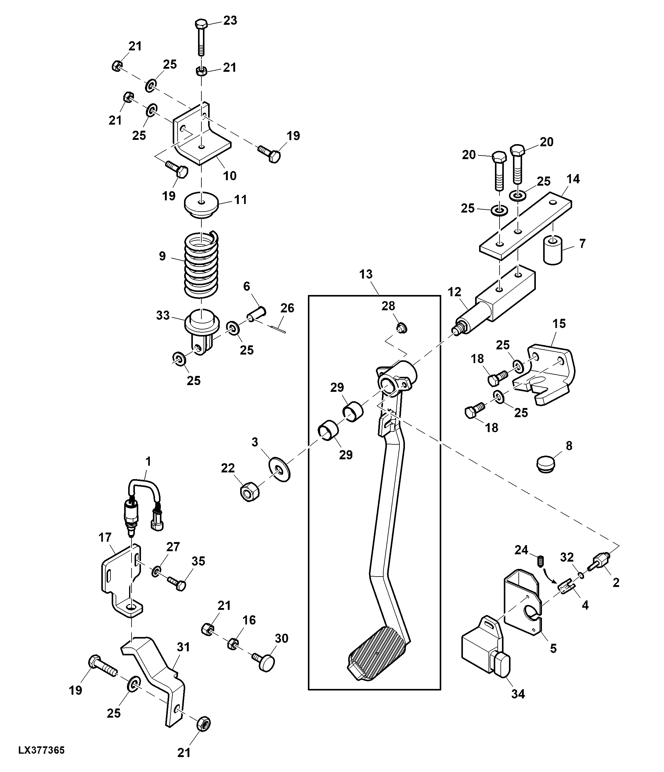 Clutch Actuation Components, Clutch Pedal, Electrical (408649 - )
