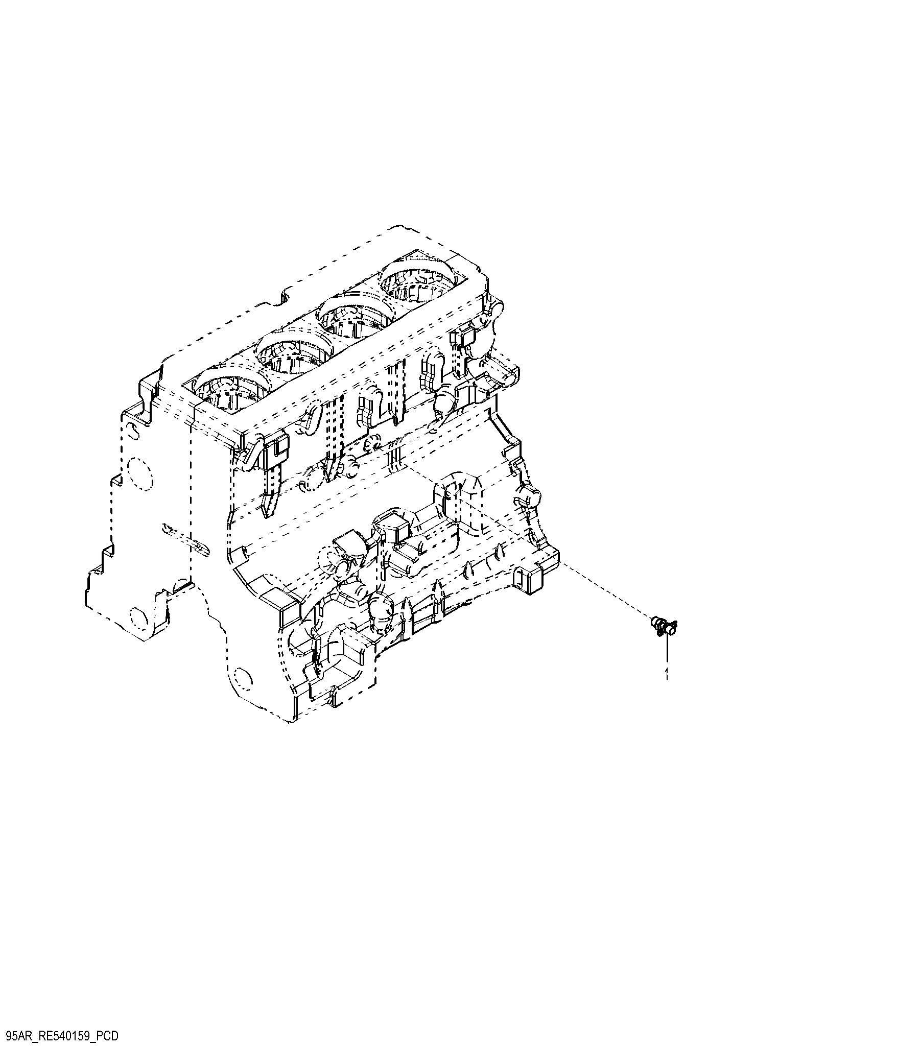 95AR ENGINE COOLANT DRAIN VALVE