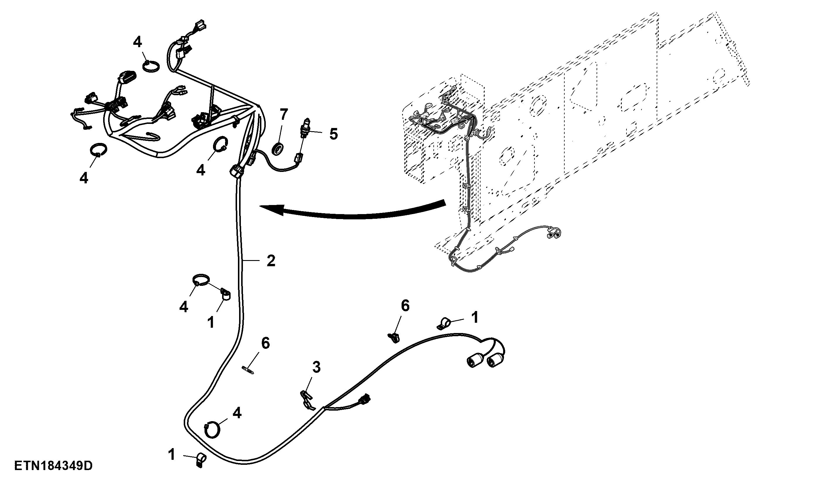 Instrument Panel Wiring Harness, SynchroSmart™ Transmission