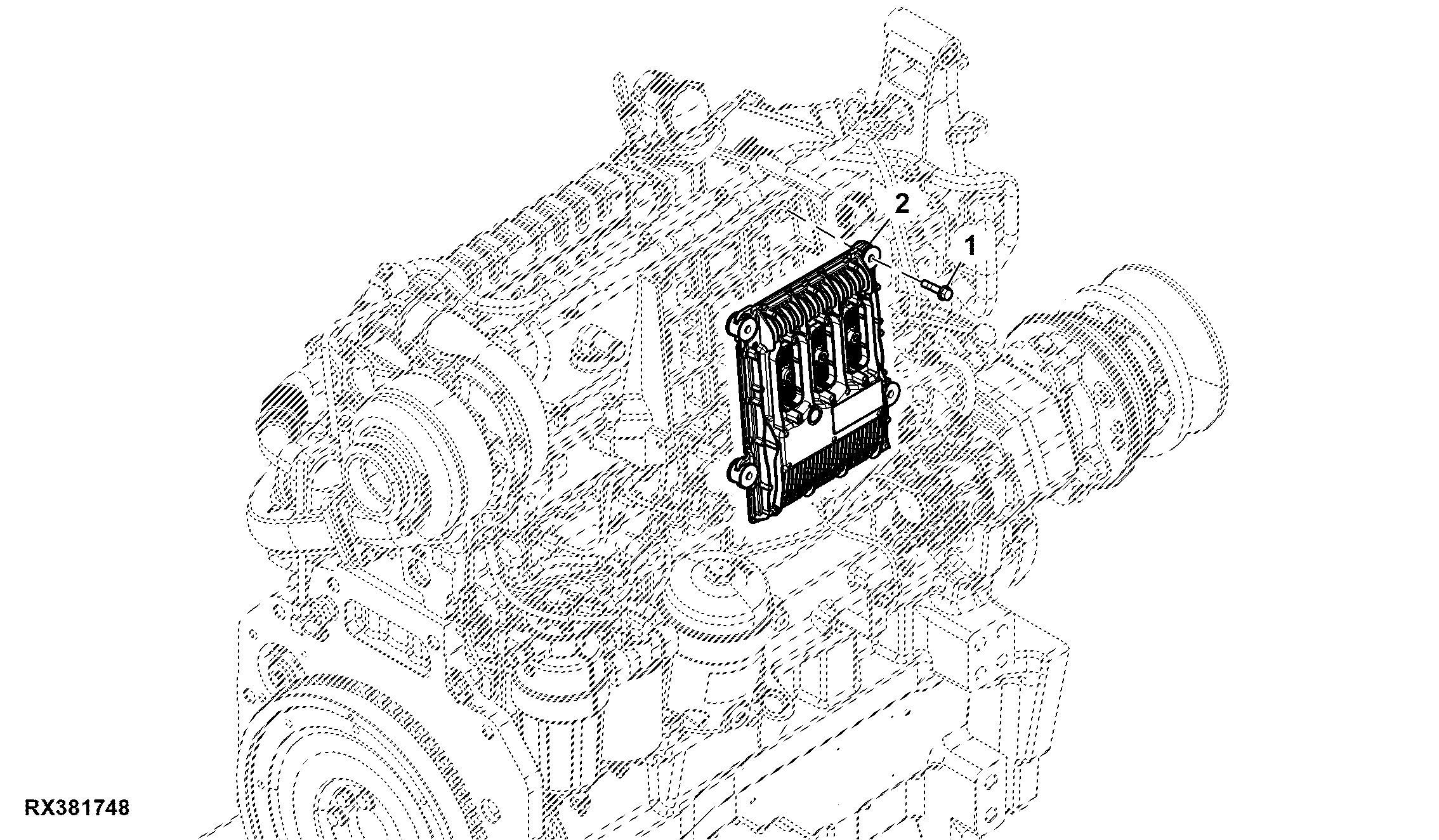 Engine Controller, T3 Engine (For EAEU) (150001 - )