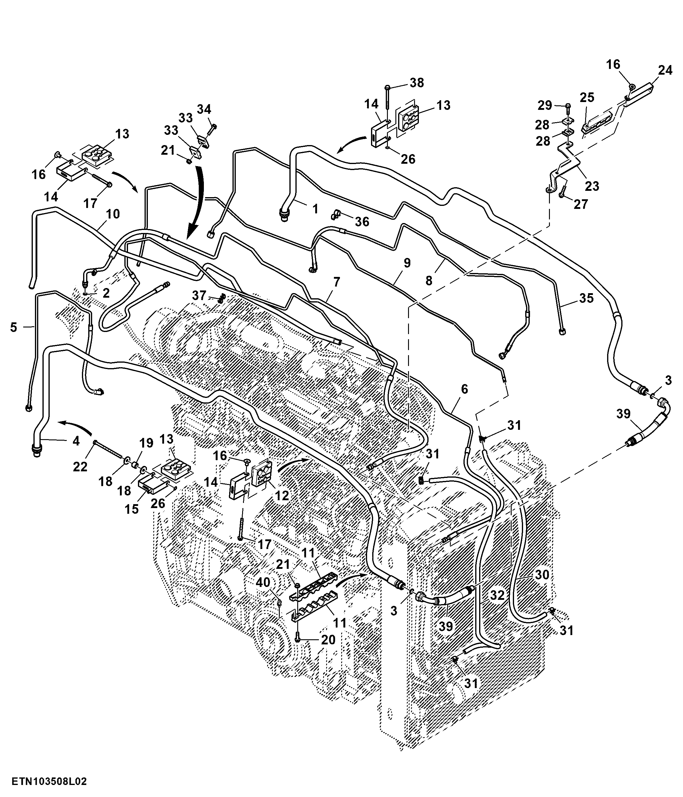 Front Line Bundle, 1500 MFWD, W/ Ether Aid, T3 Engine, (2/2) (For EAEU) (060001 - )