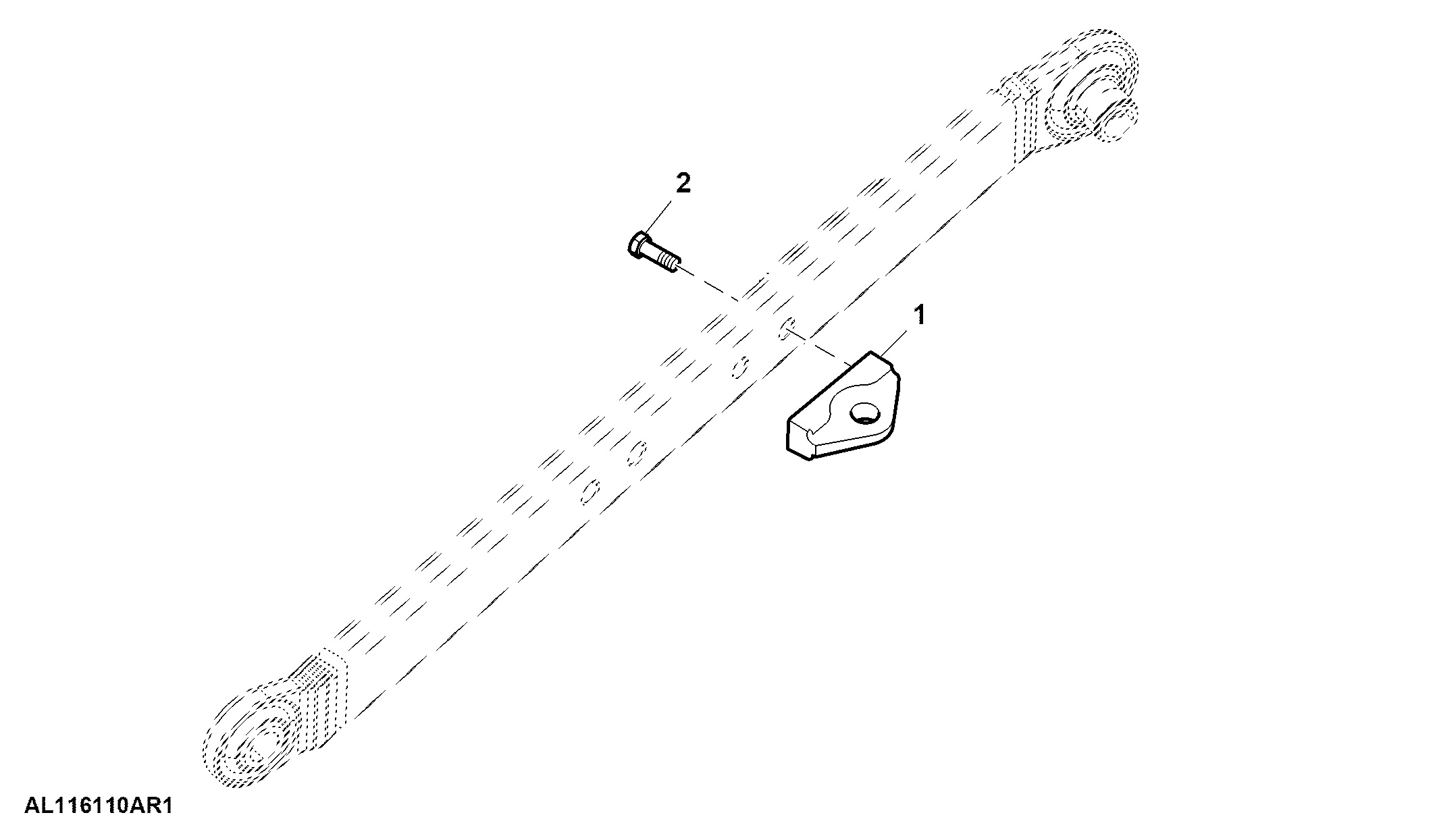 Mounting Parts, Draft Links, Category 3, One-Sided