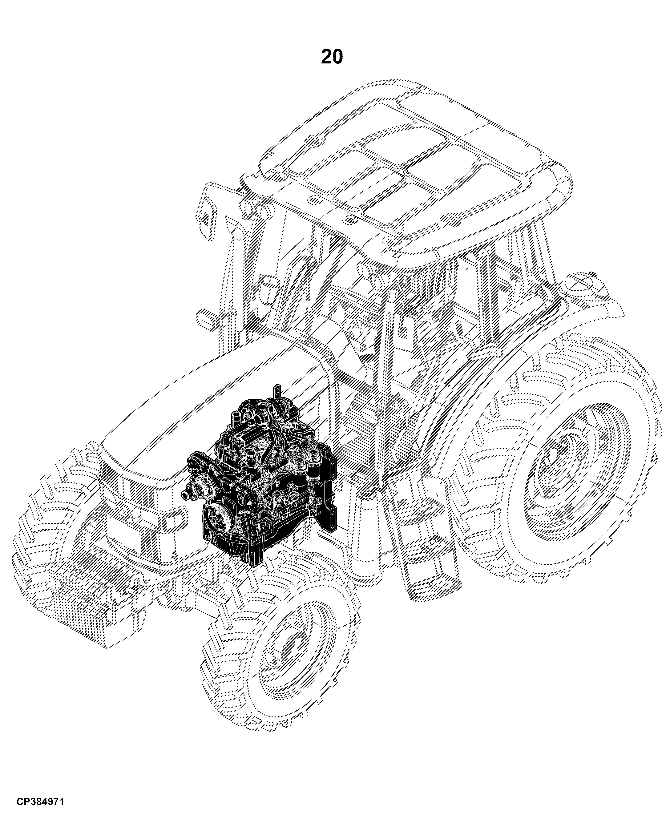 6B-954 Tractor (S.N. 511911- )(China Edition)