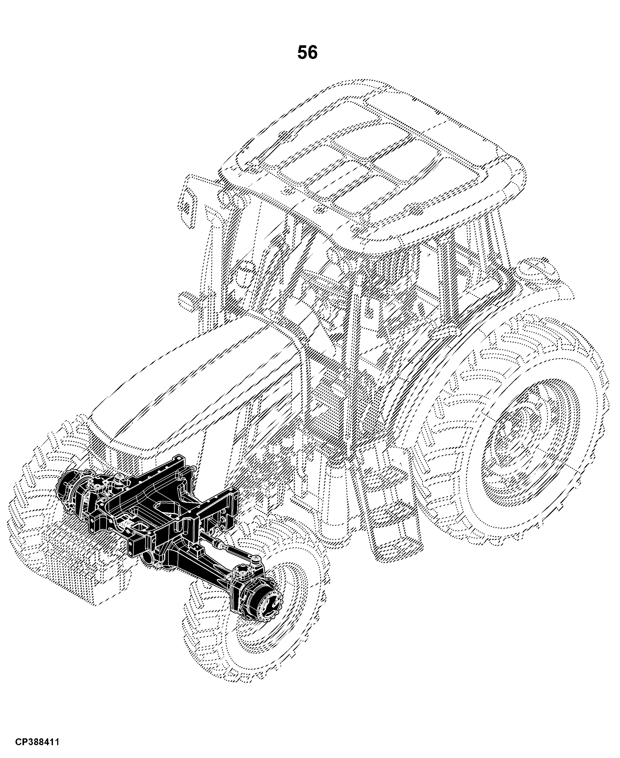 6B-954 Tractor (S.N. 511911- )(China Edition)