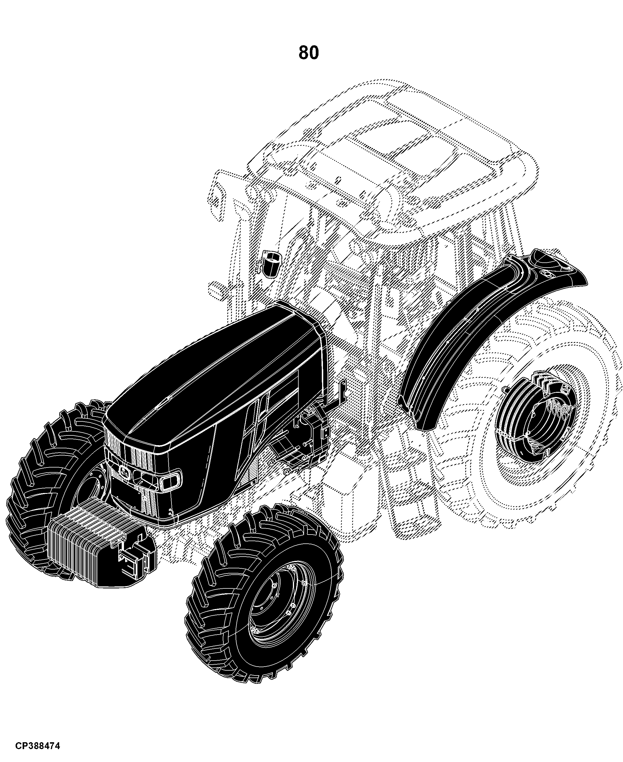 6B-1204 Tractor (S.N. 511432- )(China Edition)