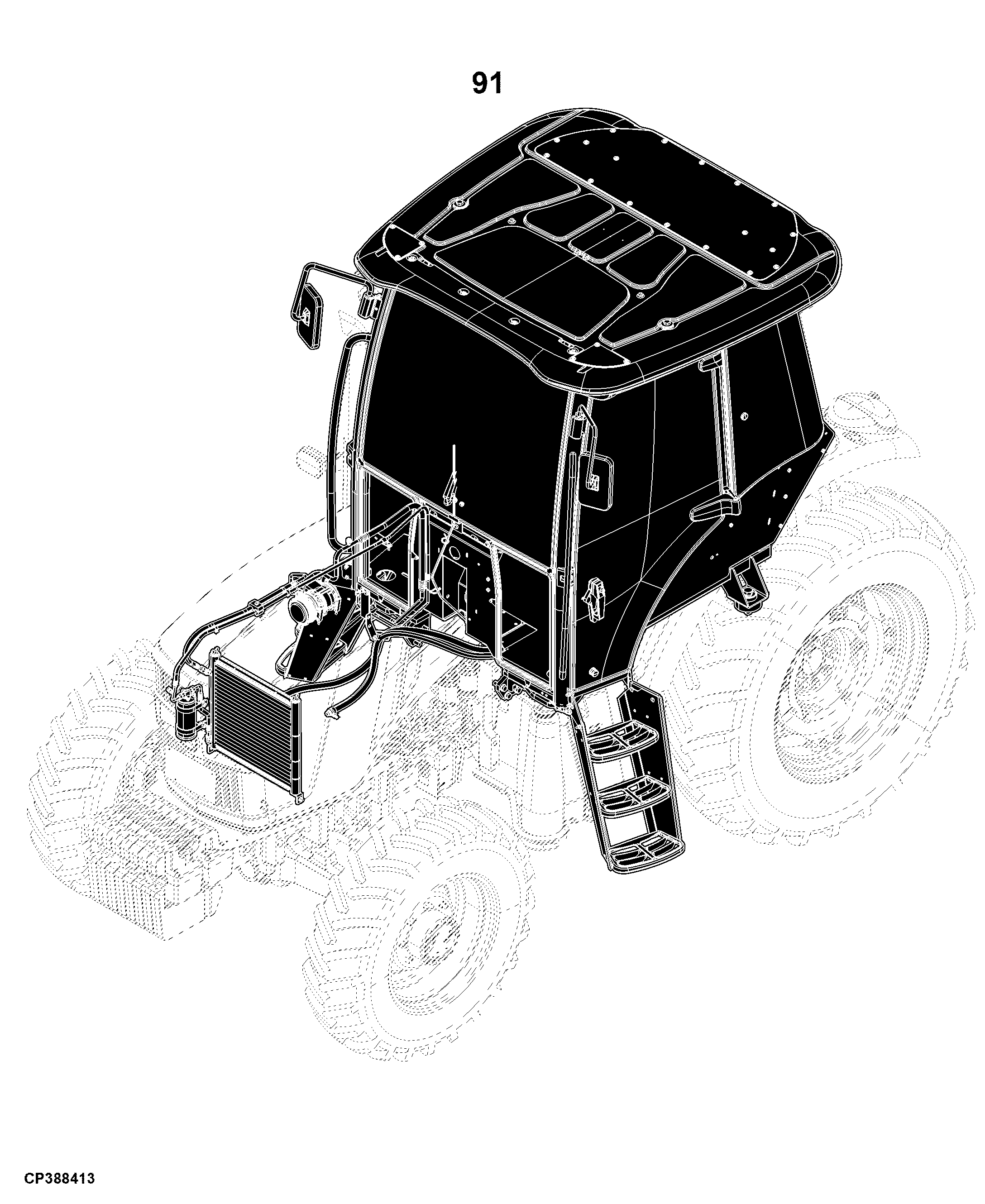 6B-954 Tractor (S.N. 511911- )(China Edition)