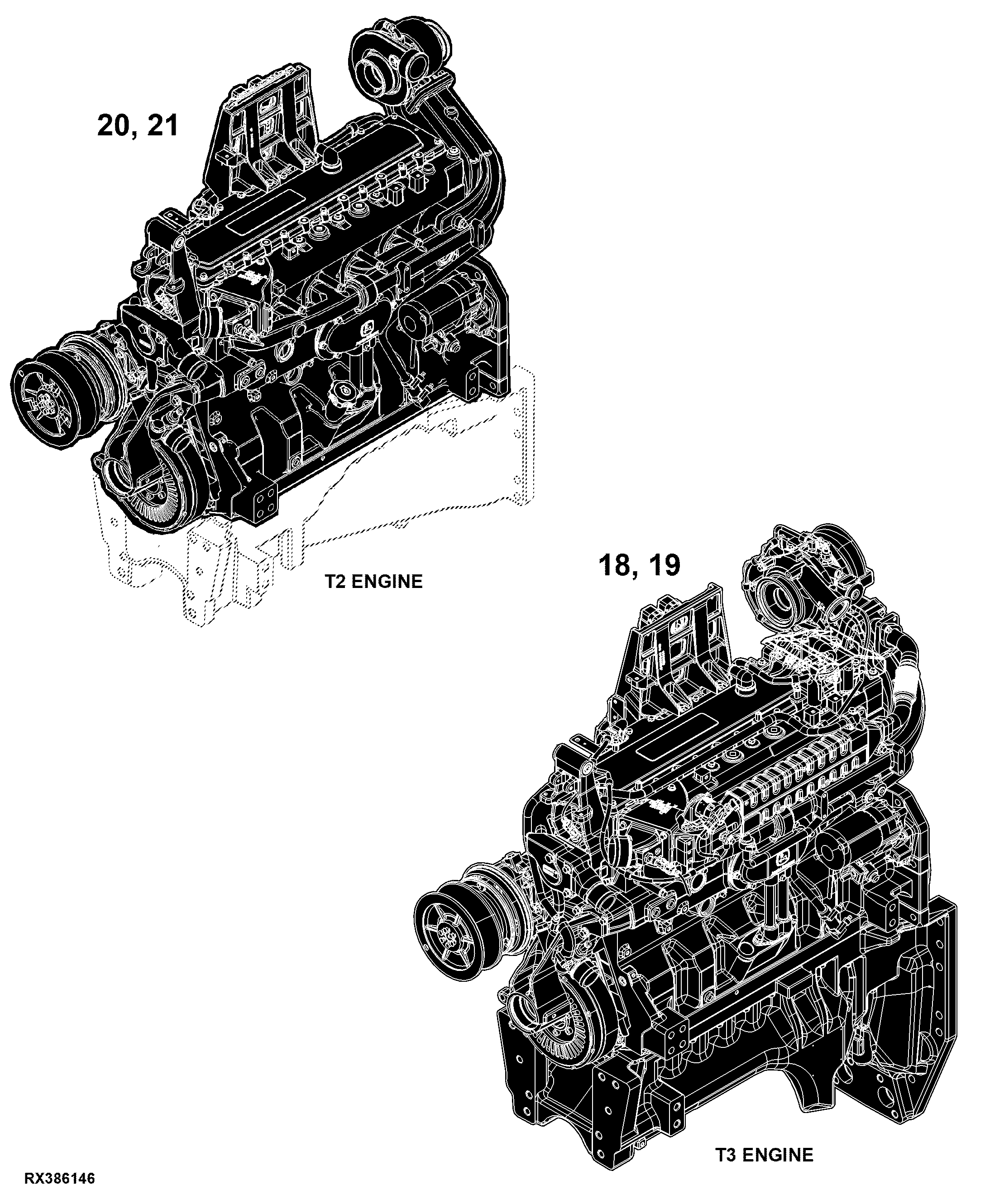 8295R Tractor (S.N. 055001-070000) (Russian Edition)